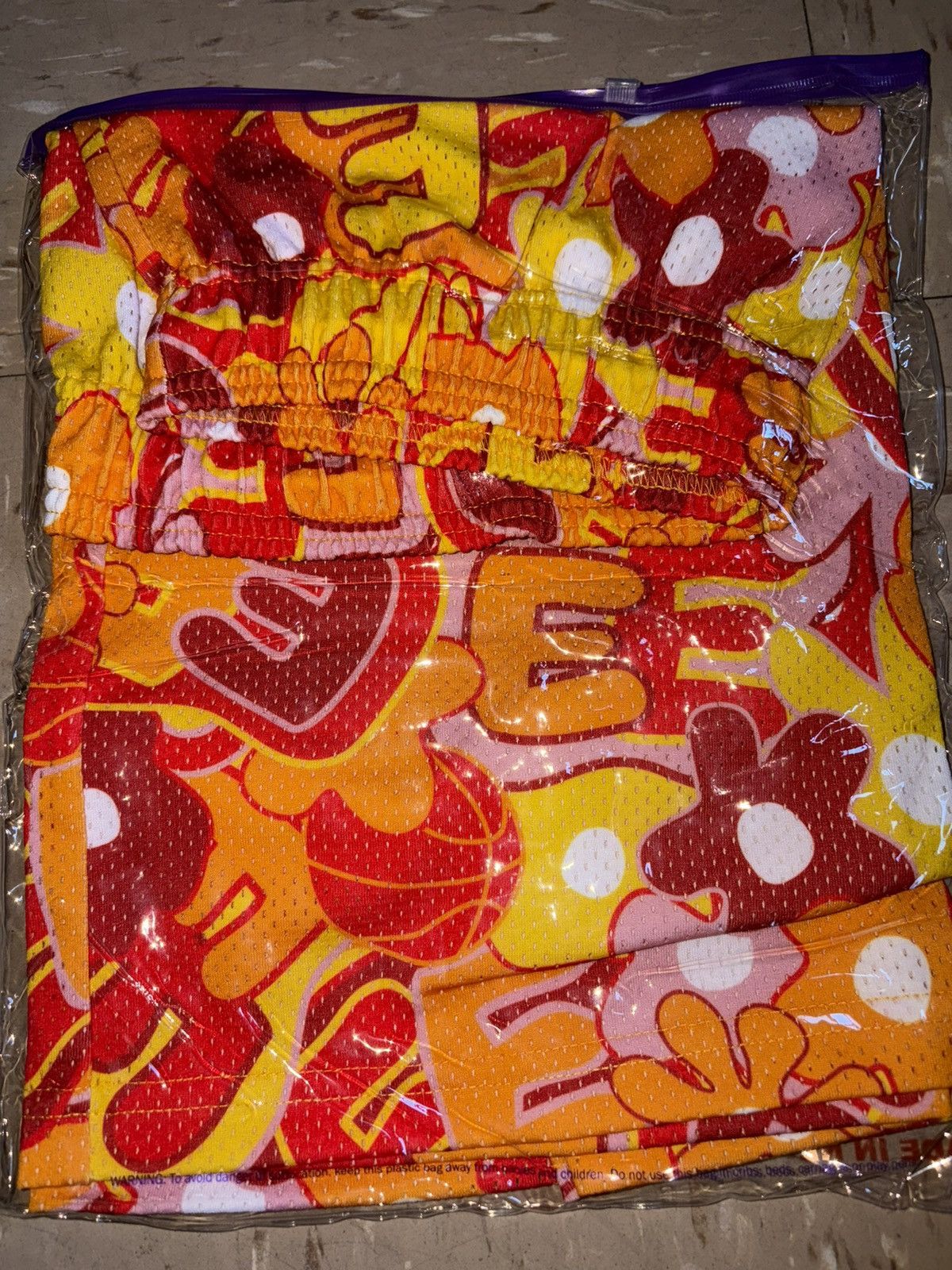 Eric Emanuel BRAND NEW ERIC EMANUEL FLORAL BASKETBALL XXL Size US 44 / EU 60 - 2 Thumbnail