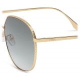 Fendi o1loc1c0824 Size: OS/ Baguette Sunglasses in Green Size ONE SIZE - 3 Thumbnail