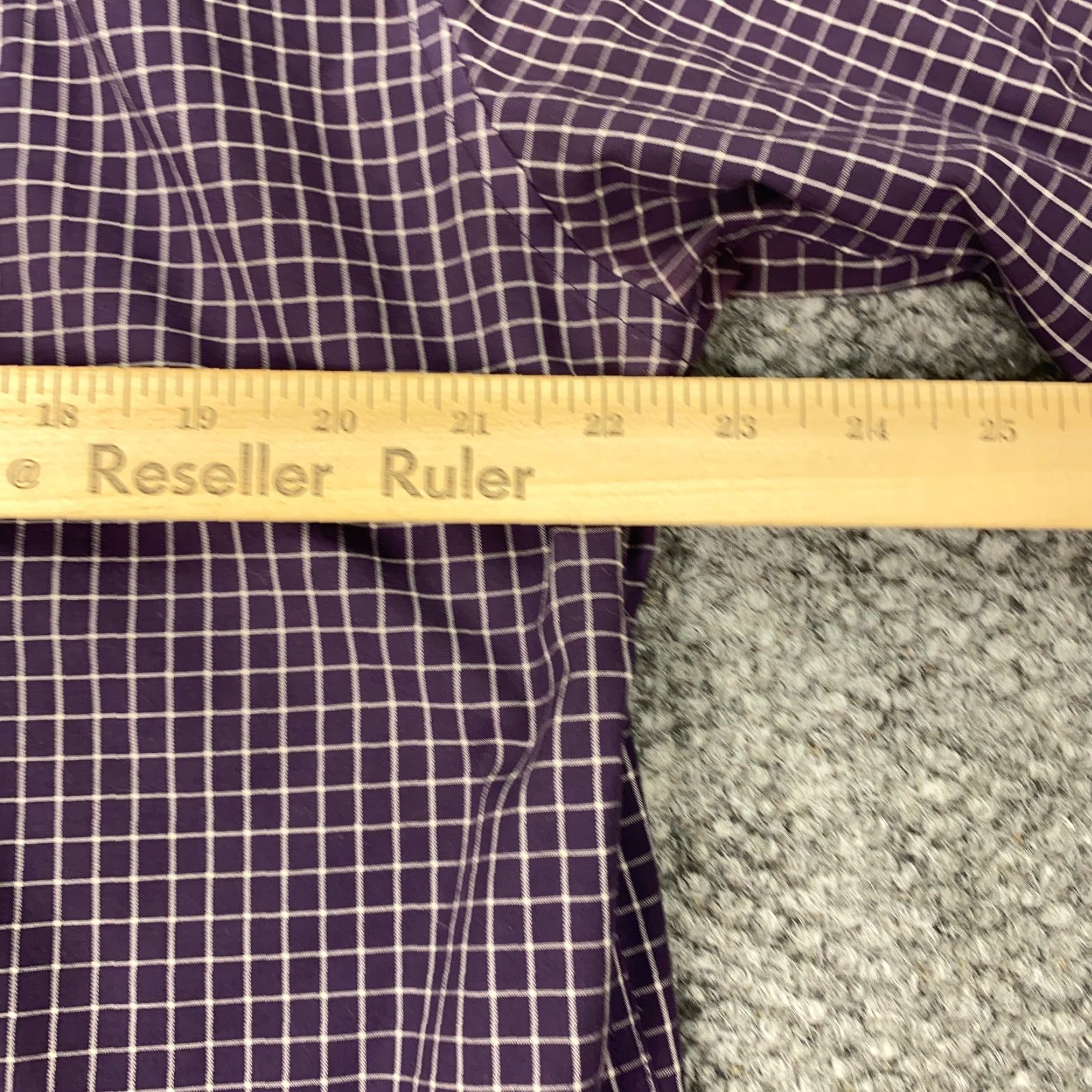Vintage L.L. Bean Button-Up Shirt Mens Medium Purple Check Long Sleeve Casual Outdoor Size US M / EU 48-50 / 2 - 6 Thumbnail