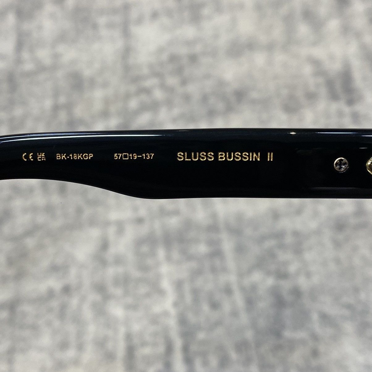 Chrome Hearts CHROME HEARTS SLUSS BUSSIN II Black18KGP Dark Gray Gradient Size ONE SIZE - 10 Thumbnail