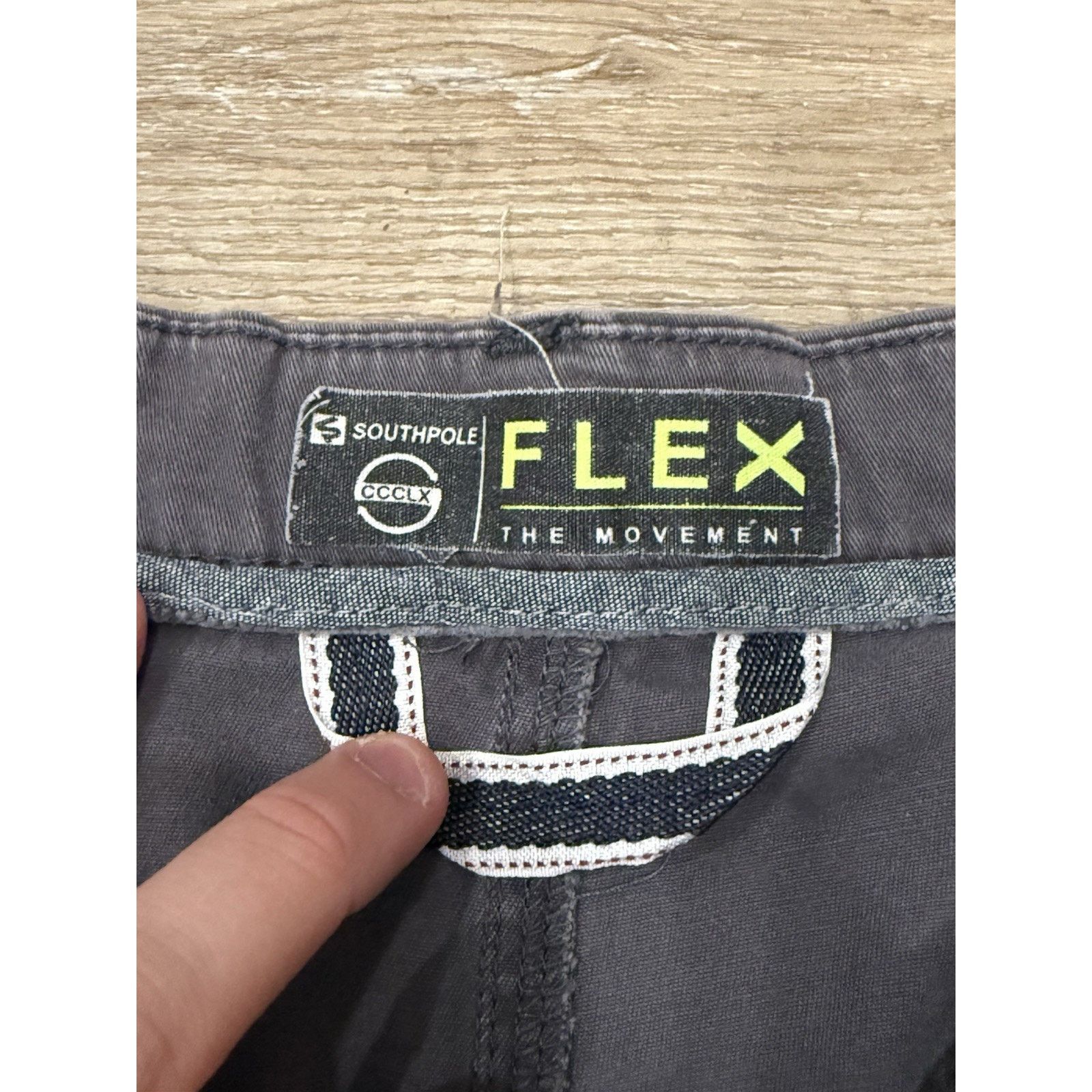 Southpole Southpole Y2K Flex The Movement Grey Cargo Shorts Men’s 42 Size US 42 / EU 58 - 2 Thumbnail