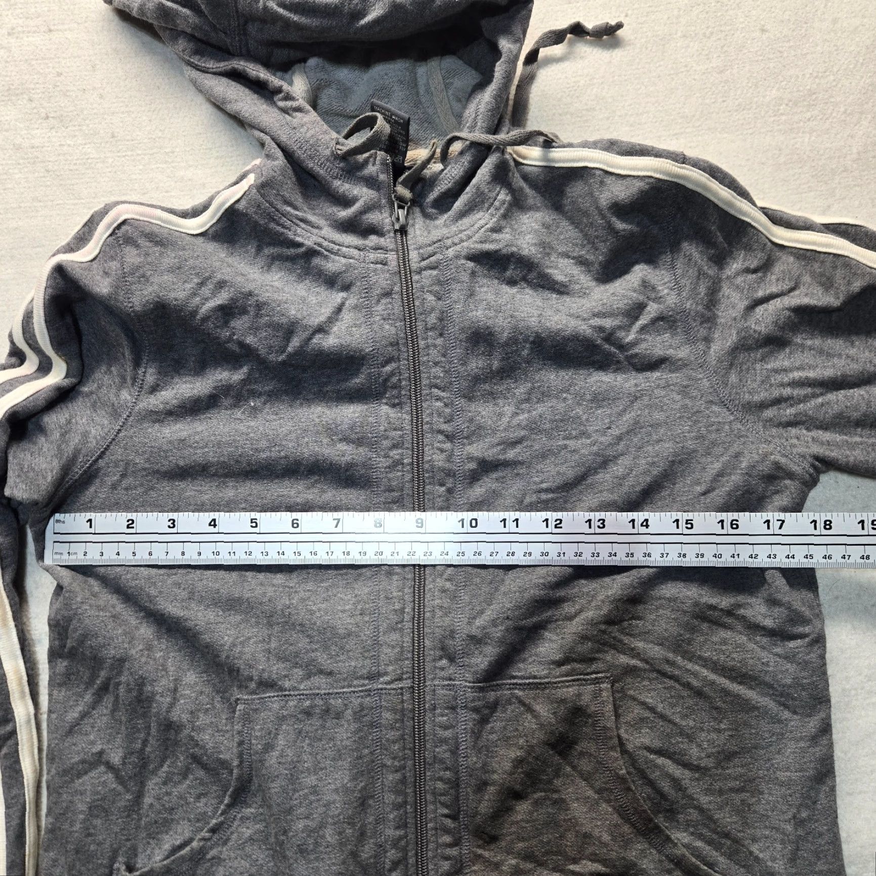 Van Heusen Van Heusen Gray Long Sleeve Full Zip Ponte Hoodie Sweatshirt Adult Men's S Small Size US L / EU 52-54 / 3 - 5 Thumbnail
