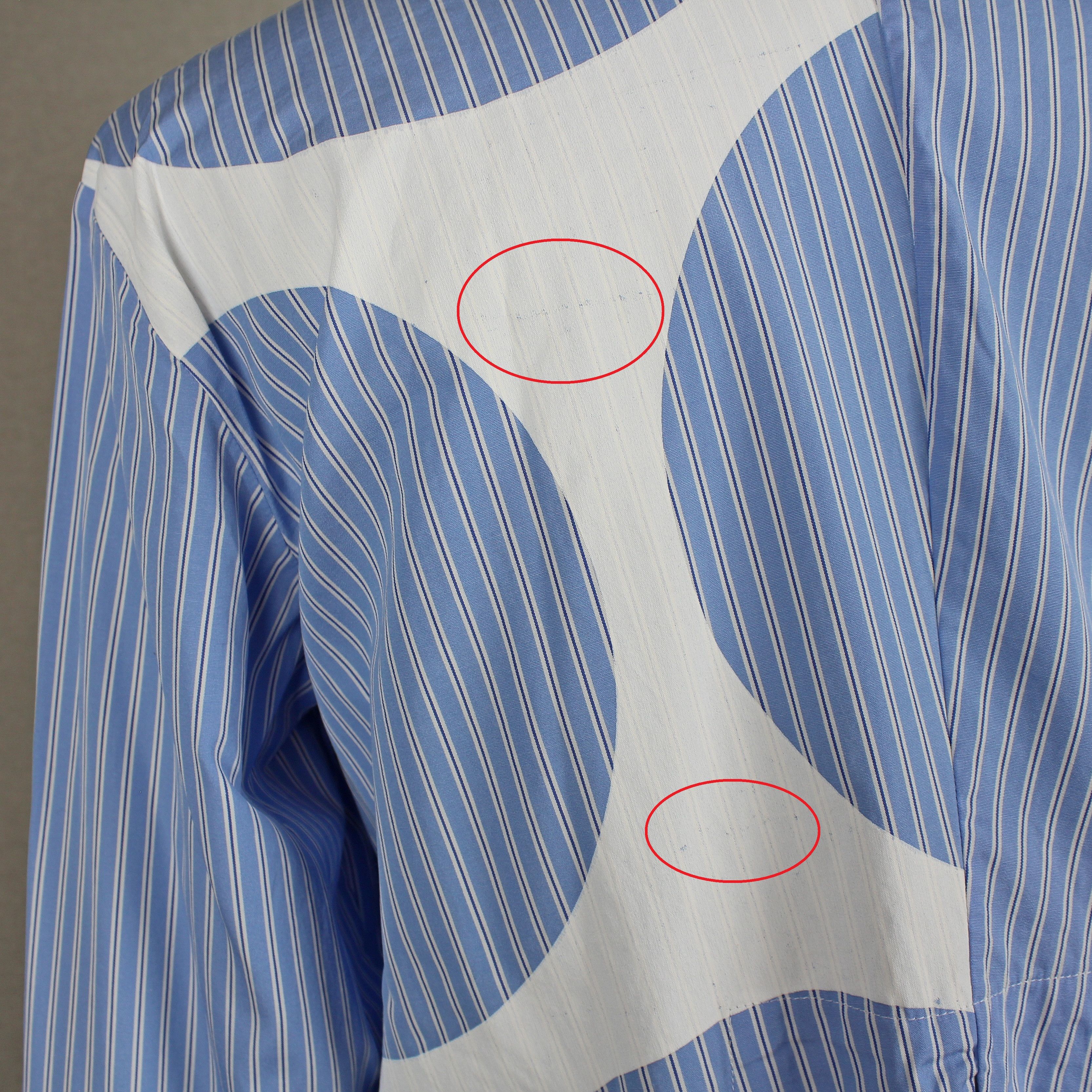 Stella McCartney Stella McCartney Asymmetric Striped Longsleeve Blouse 40 M L Size S / US 4 / IT 40 - 11 Thumbnail