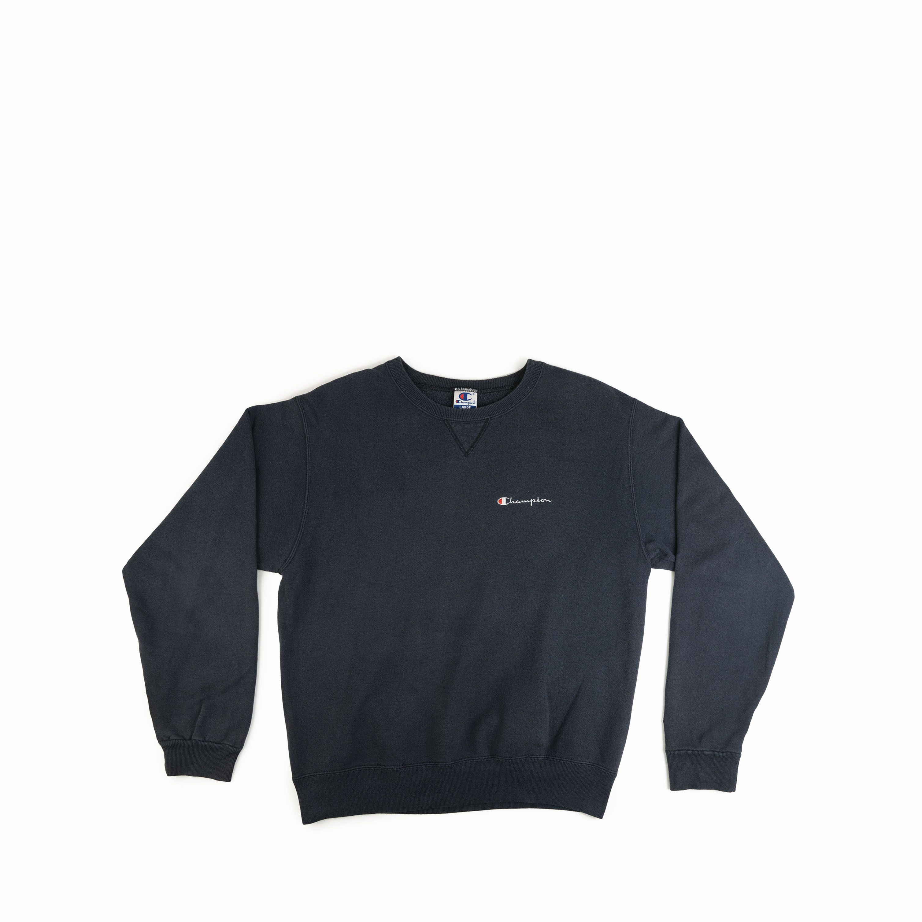 Champion Vintage 1990's Champion Faded Crewneck Size US L / EU 52-54 / 3 - 1 Thumbnail