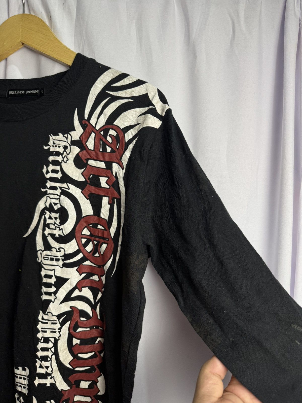 If Six Was Nine × Japanese Brand × Le Grande Bleu (L.G.B.) Bullet Noise Tribal Long Sleeve Japanese Size US L / EU 52-54 / 3 - 3 Thumbnail