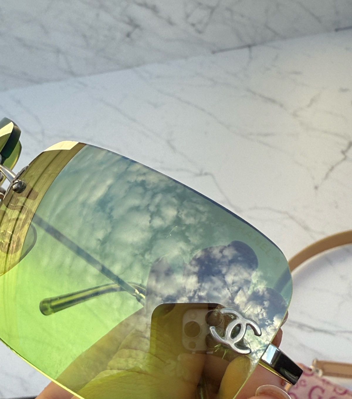 Chanel Chanel vintage sunglasses 4017 Green rare lens Size ONE SIZE - 9 Thumbnail