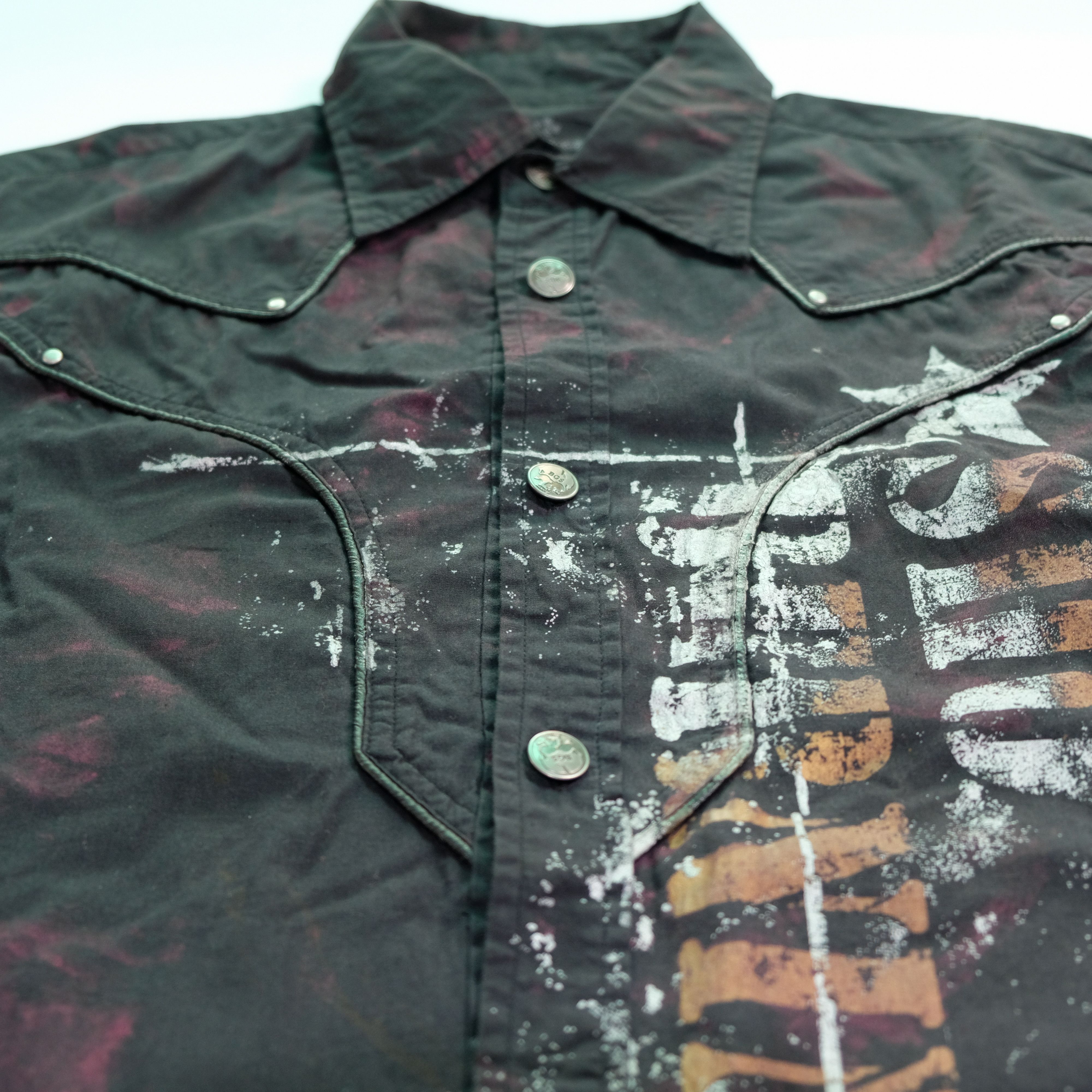 BERNINGS SHO Bernings sho gothic punk button up longsleeve shirt Size US M / EU 48-50 / 2 - 4 Thumbnail
