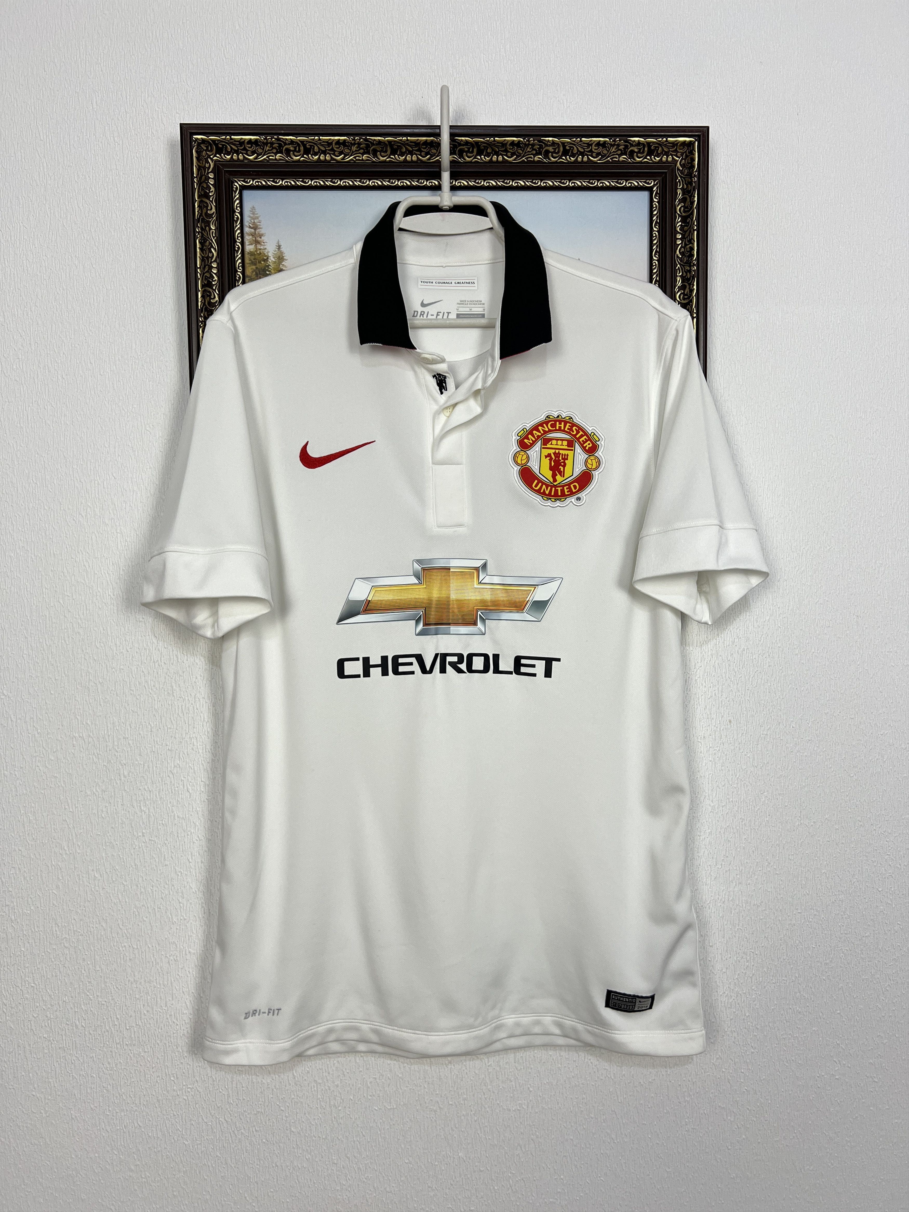 Nike Manchester United football shirt 2014 Soccer Jersey Trikot Size US M / EU 48-50 / 2 - 1 Thumbnail