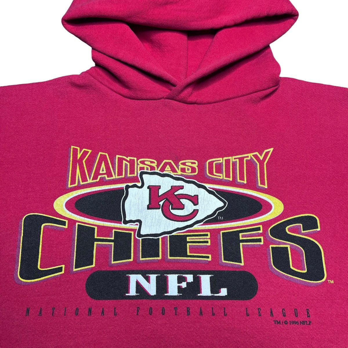 Logo Athletic × NFL × Vintage 1996 NFL Kansas City Chiefs Logo Athletic Chalkline Hoodie Size US XL / EU 56 / 4 - 9 Thumbnail