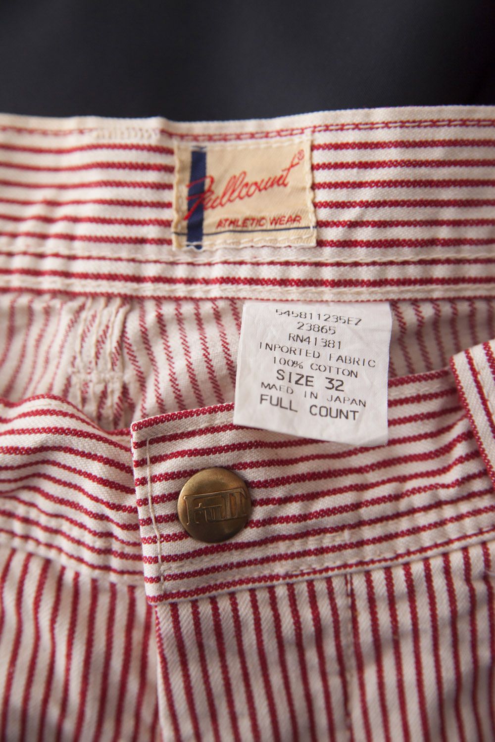 Full Count & Co. Full Count hickory striped painted shorts Size US 32 / EU 48 - 6 Thumbnail
