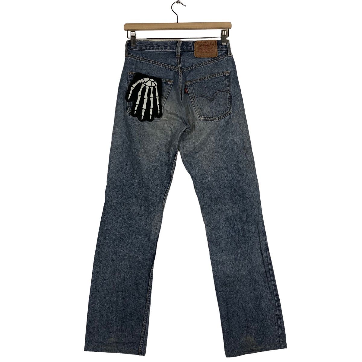 Levi's 🔥90’s VINTAGE LEVIS 501 DISTRESSED DENIM JEANS Size US 26 / EU 42 - 7 Thumbnail