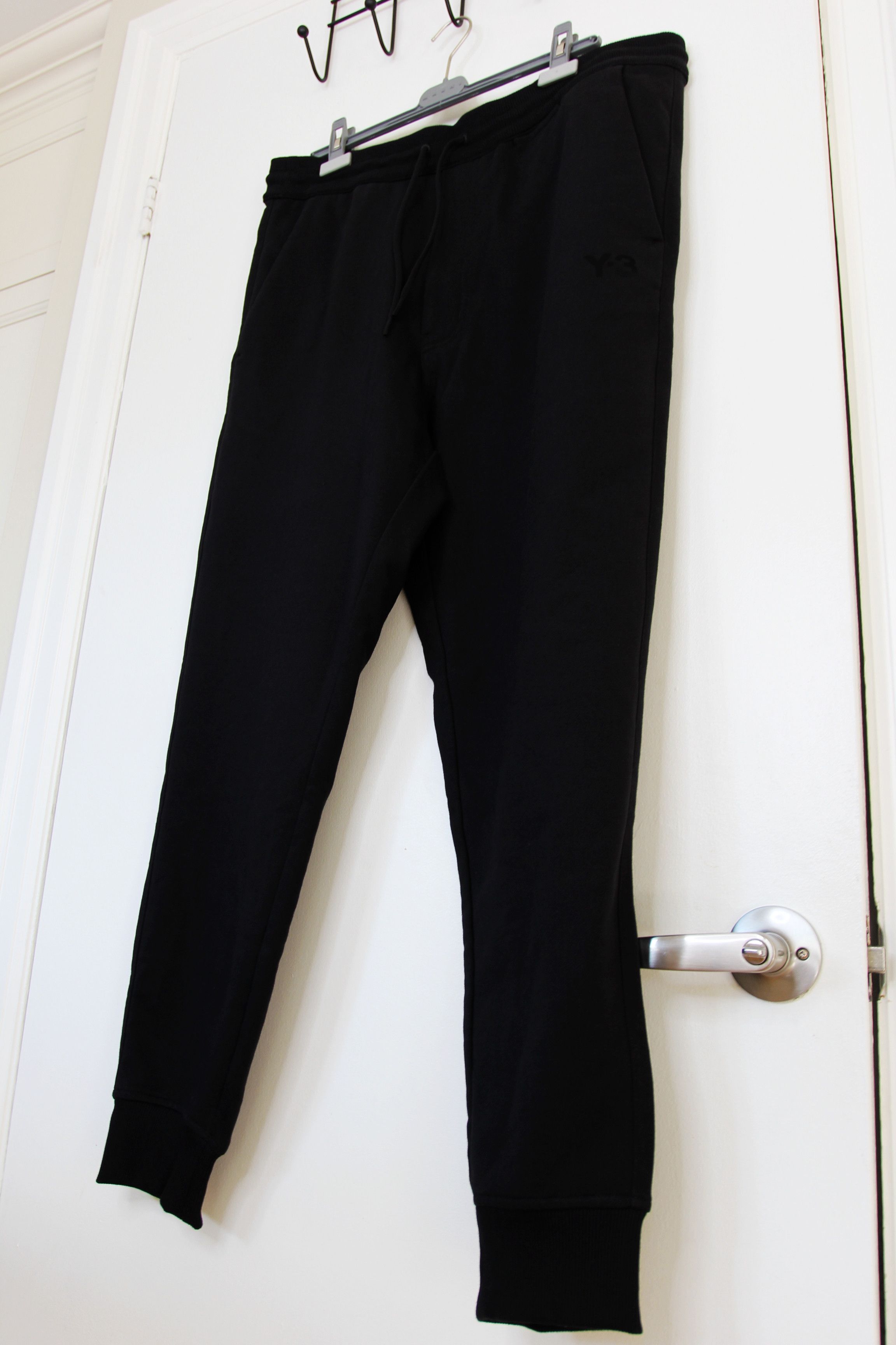 Y-3 BNWT SS24 Y-3 YOHJI YAMAMOTO FRENCH TERRY CUF SWEATPANTS L Size US 34 / EU 50 - 5 Thumbnail