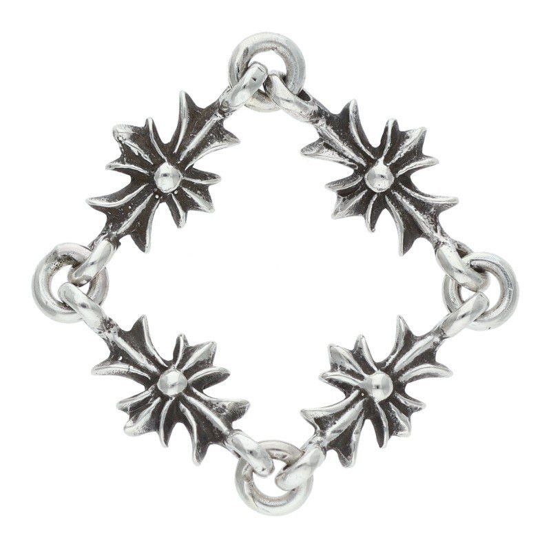 Chrome Hearts Chrome Hearts Tiny ECH Plus Silver Ring Size ONE SIZE - 2 Thumbnail
