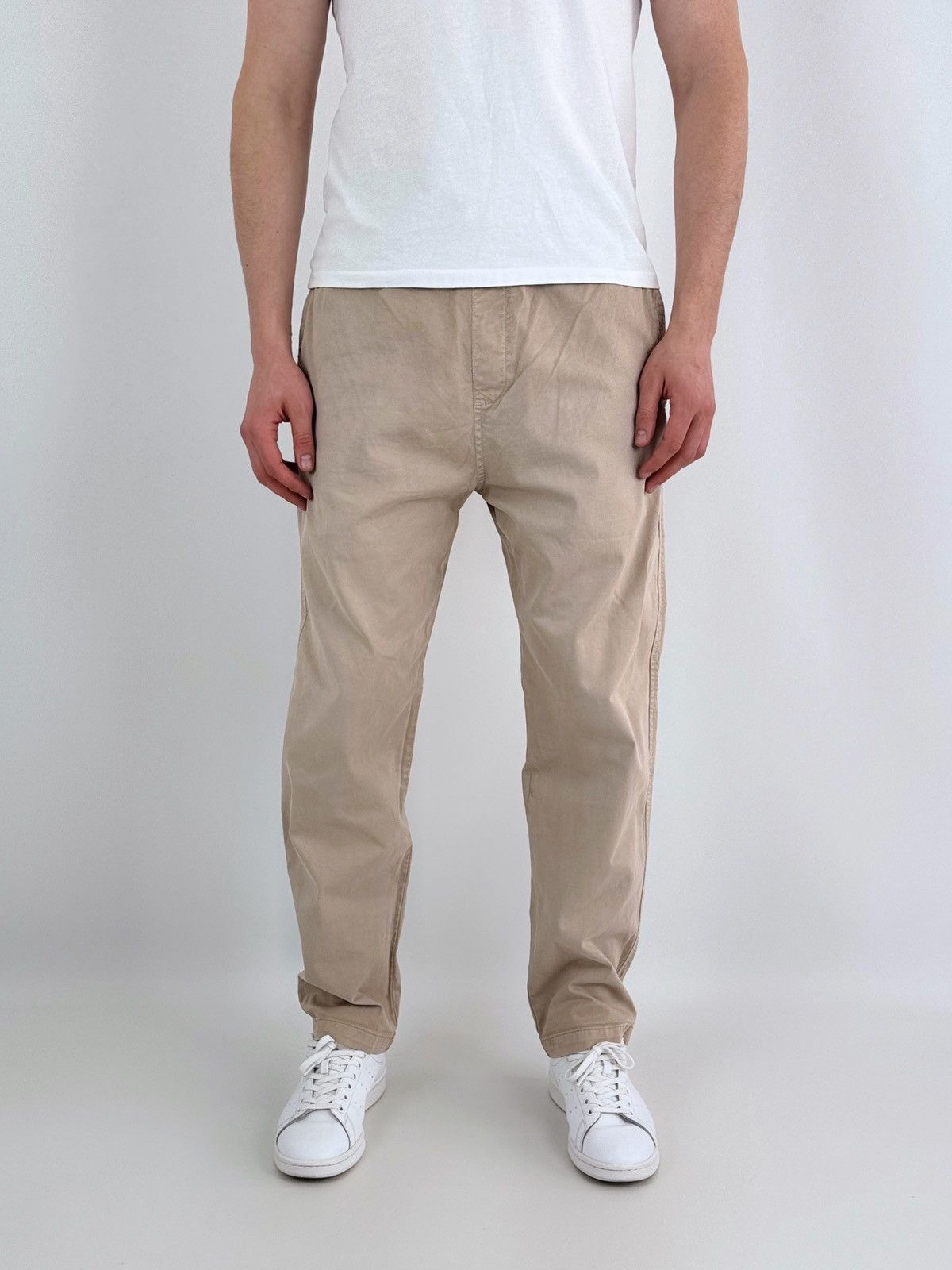 Carhartt Sun Faded Carhartt Lawton Beige Pants Size US 33 - 1 Thumbnail