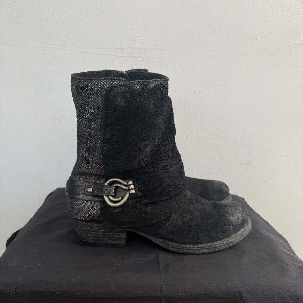 If Six Was Nine Vintage Avant Garde Boots Shoes Leather Style Rick Owens Size US 9 / IT 39 - 2 Thumbnail