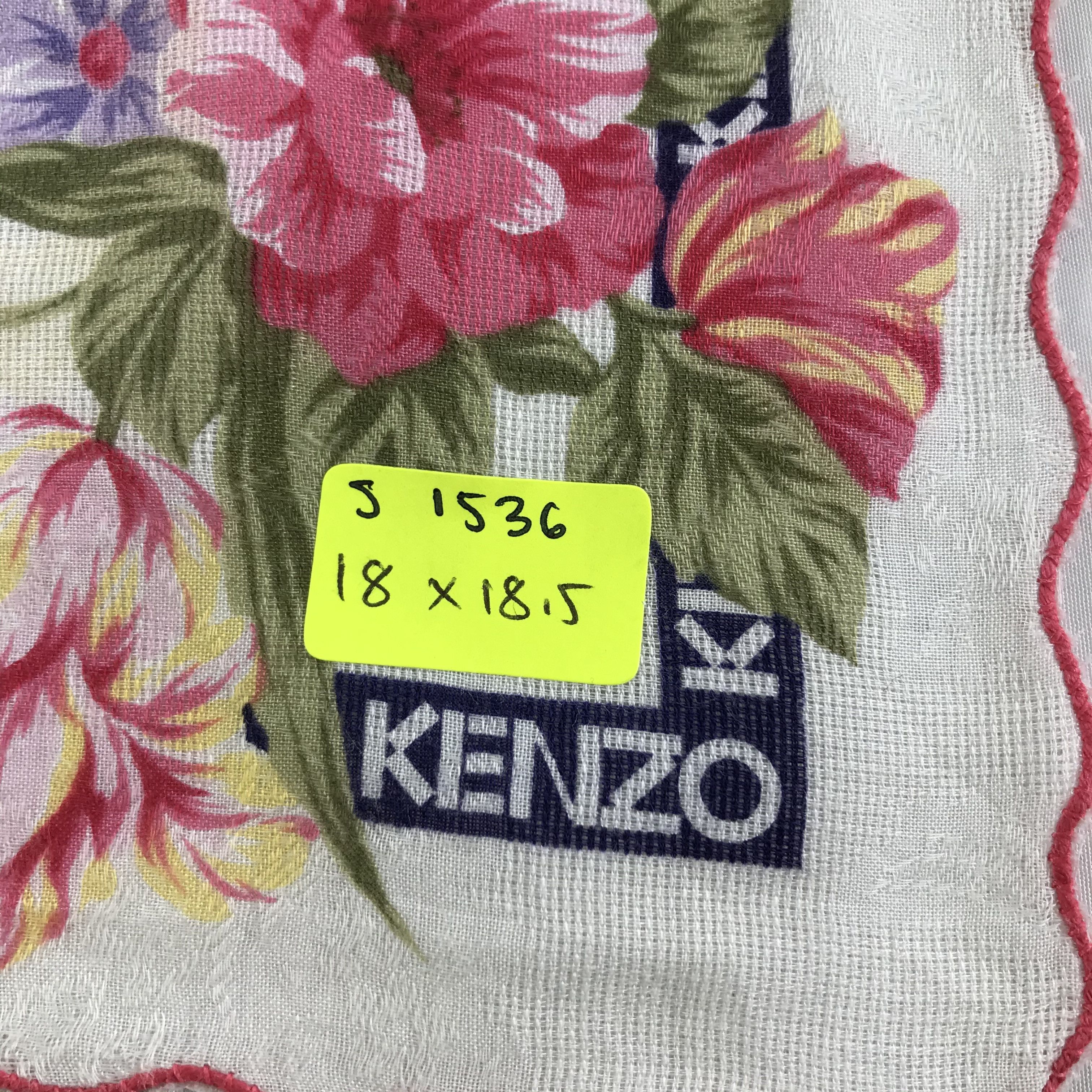 Kenzo × Vintage Kenzo Bandana / Handkerchief / Neckerchief - S1536 Size ONE SIZE - 5 Thumbnail