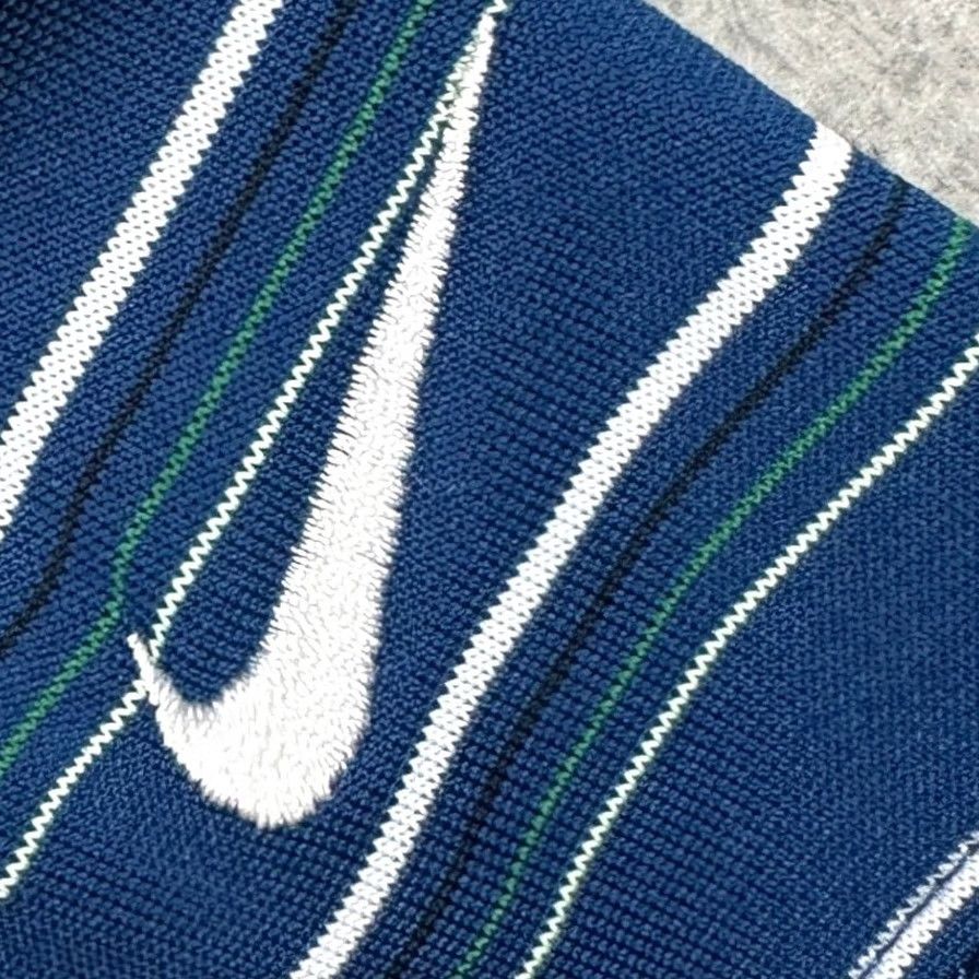 Nike Nike Golf Polo Shirt Mens Medium Blue Striped Rugby Performance Dry Fit Swoosh Outdoor Size US M / EU 48-50 / 2 - 7 Thumbnail