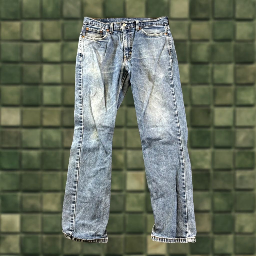 Levi's Levi's 514 Jeans Mens 33x32 Blue Denim 5-Pocket Stretch Casual Straight Regular Modern Size US 33 - 1 Thumbnail