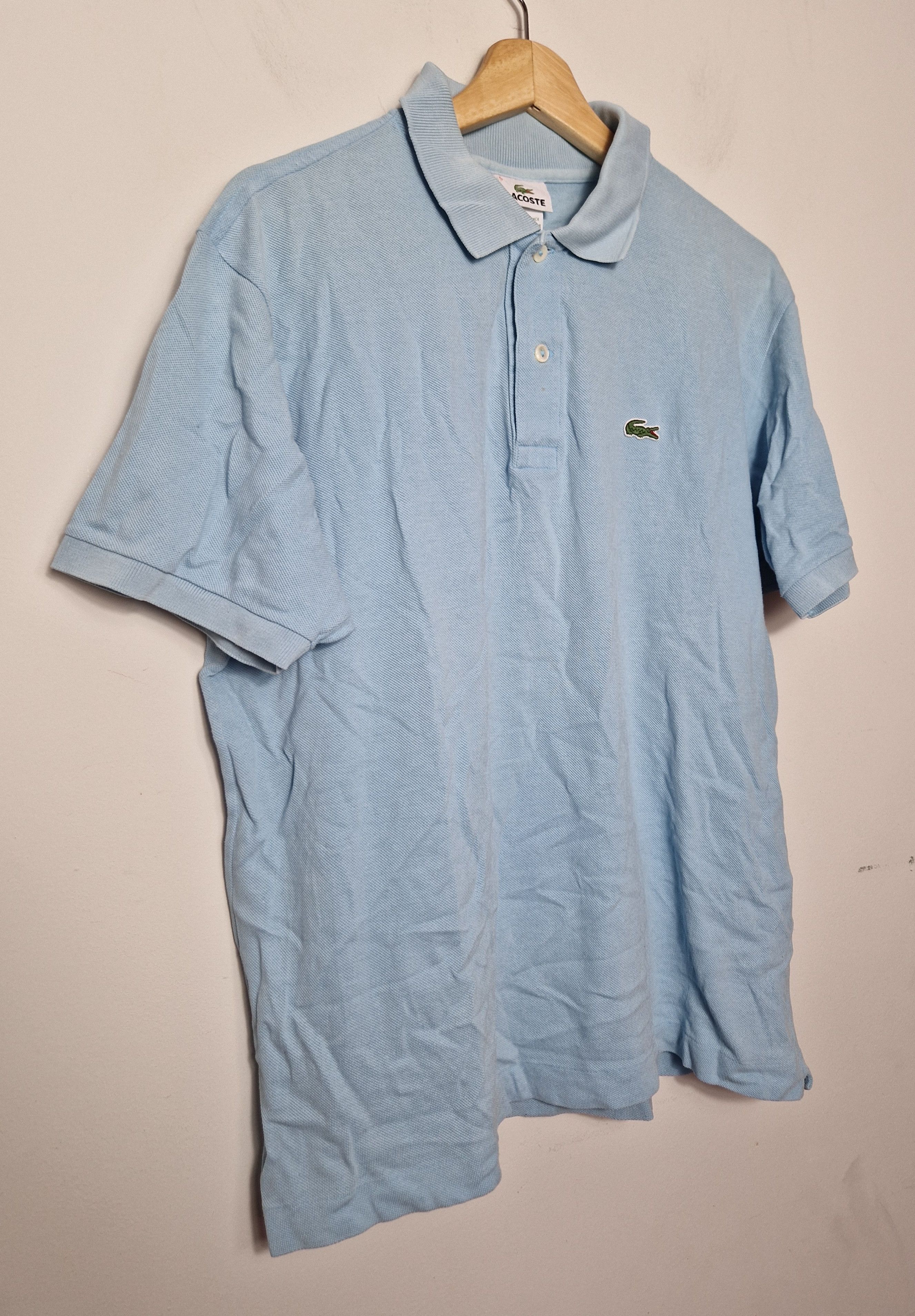 Lacoste Lacoste baby blue polo tee Size US XL / EU 56 / 4 - 2 Thumbnail