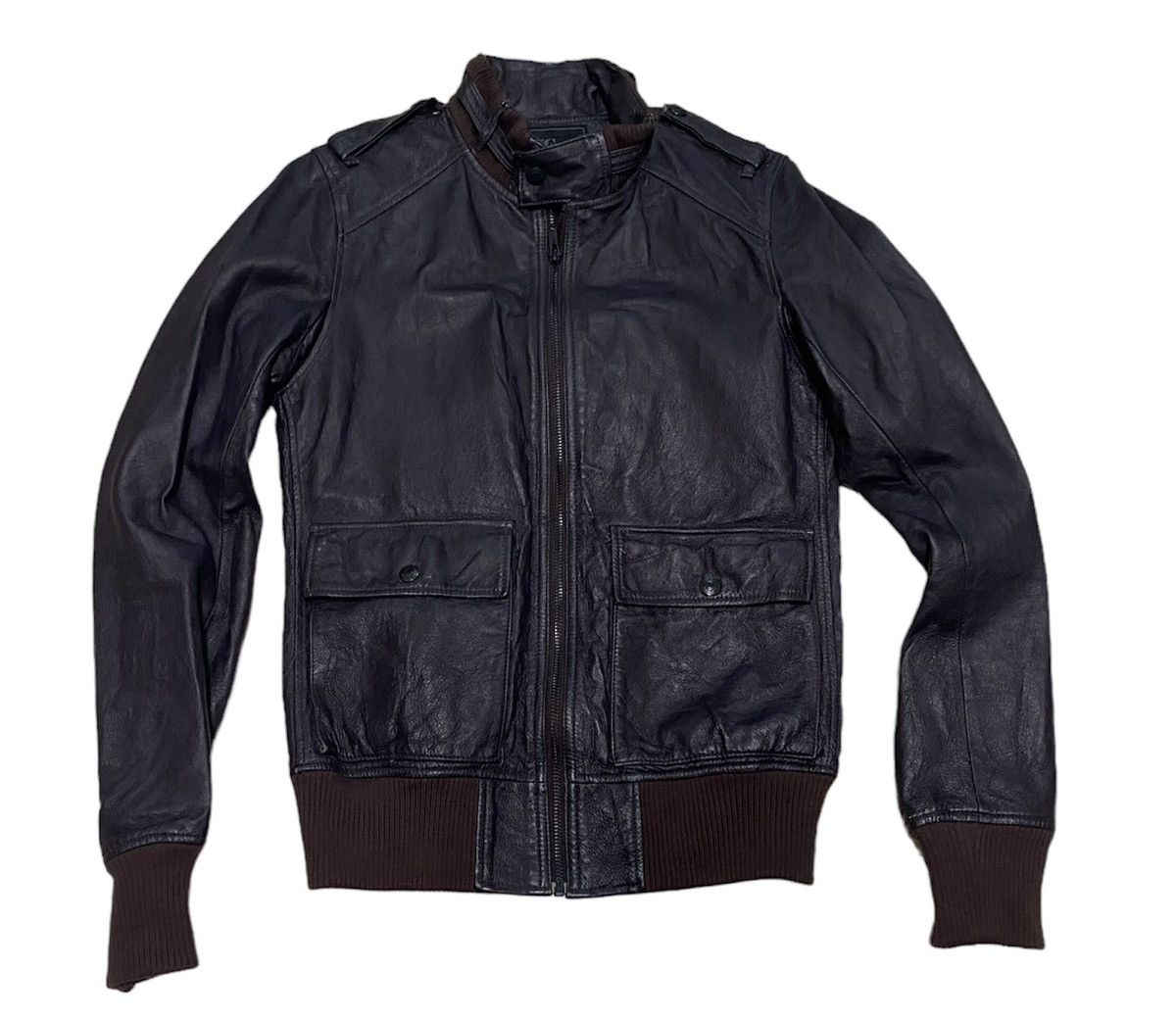 Hysteric Glamour 🔥 Rare🔥 Hysteric Glamour Leather Jacket Double Pocket Japan Size US S / EU 44-46 / 1 - 1 Thumbnail