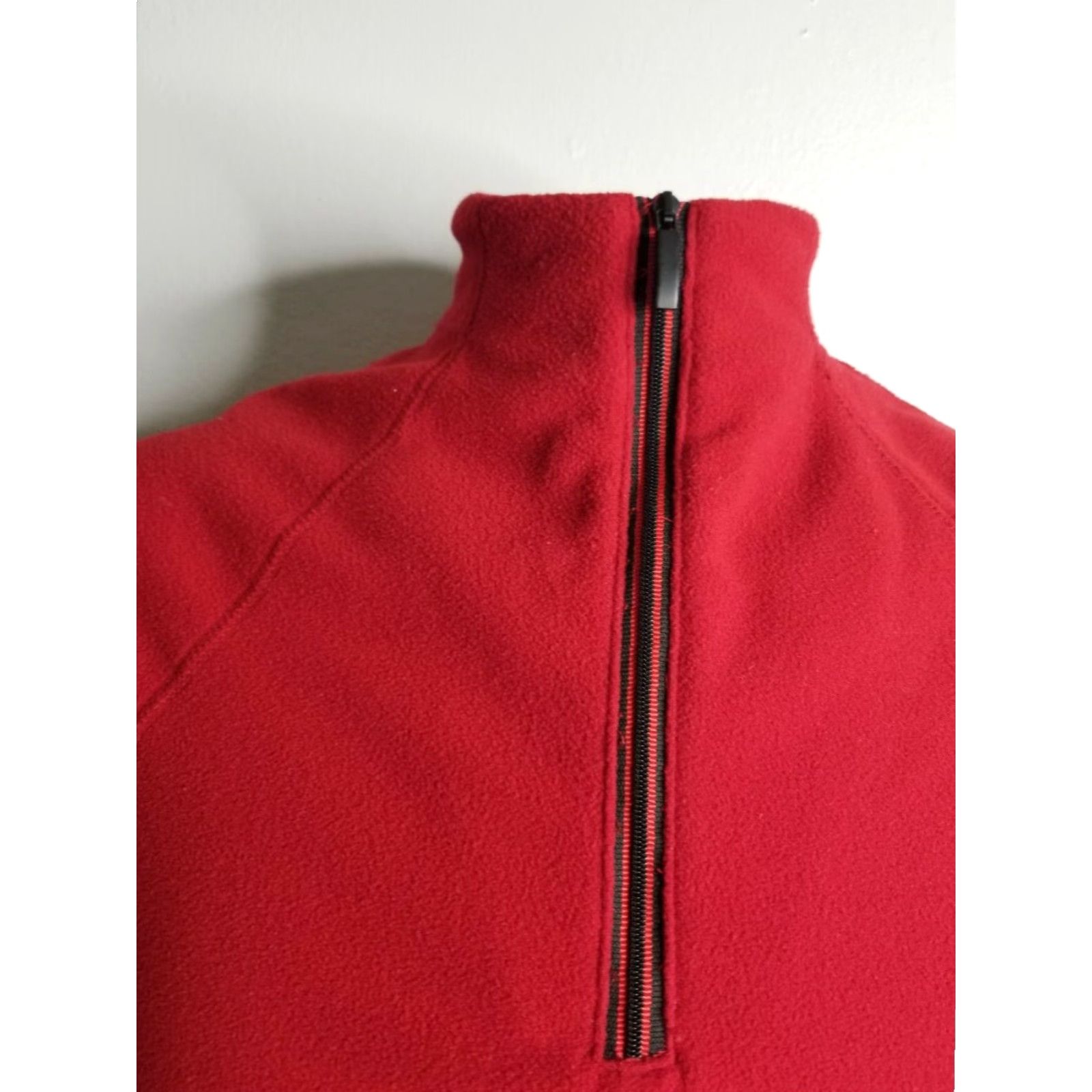Ralph Lauren Lauren Ralph Lauren Jacket Red Pullover Fleece 1/4 Zip M Womens Size M / US 6-8 / IT 42-44 - 3 Thumbnail