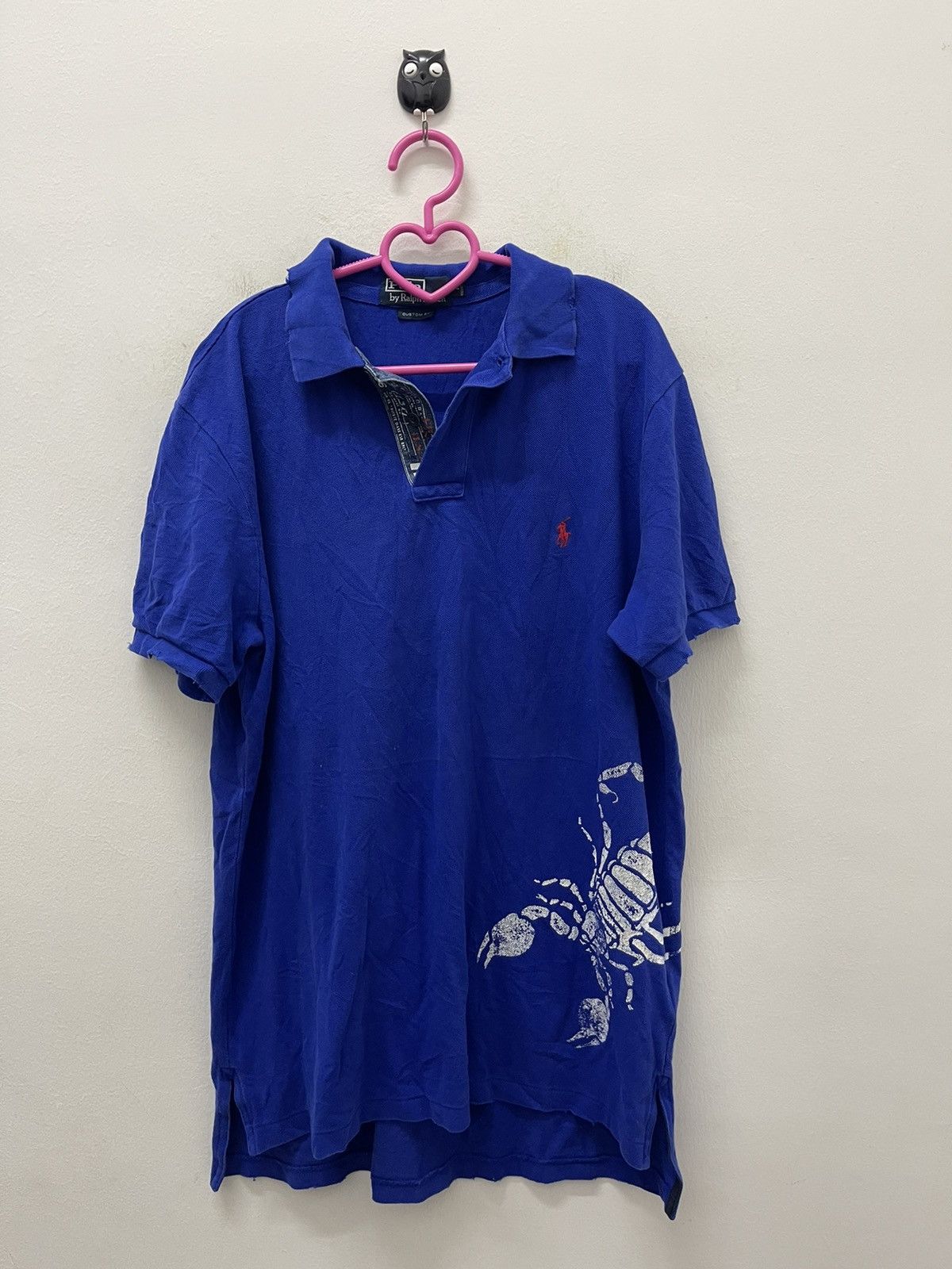 Polo Ralph Lauren Rare Vintage Polo Ralph Lauren Scorpion Polo Shirt Size US L / EU 52-54 / 3 - 2 Thumbnail