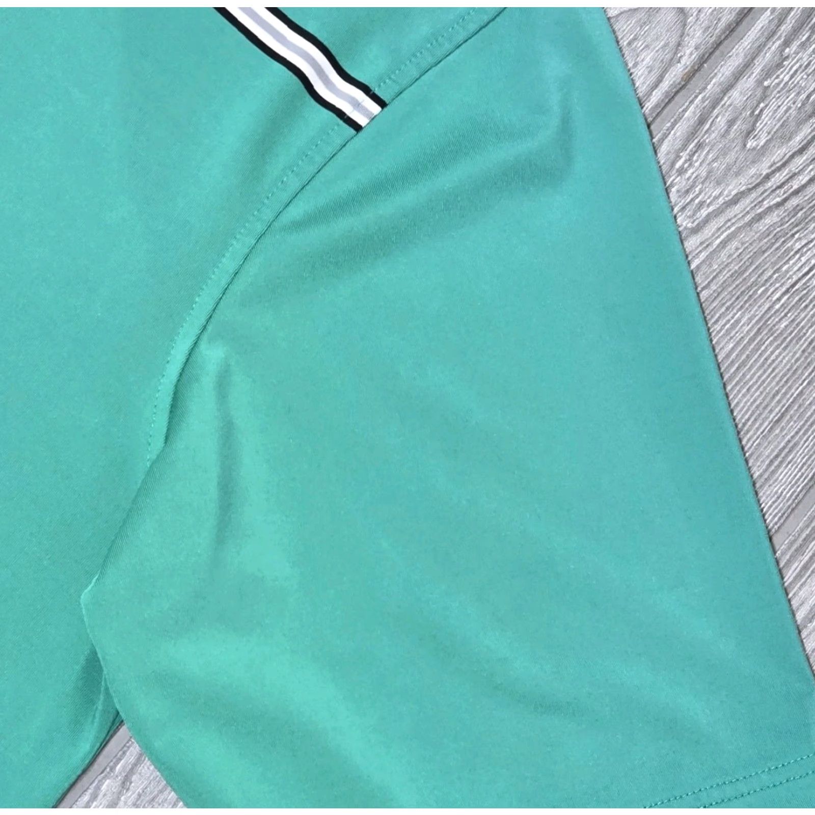 Footjoy FootJoy Mens L Polo Shirt Short Sleeve Teal Green FJ Performance Golf Shirt Size US L / EU 52-54 / 3 - 4 Thumbnail