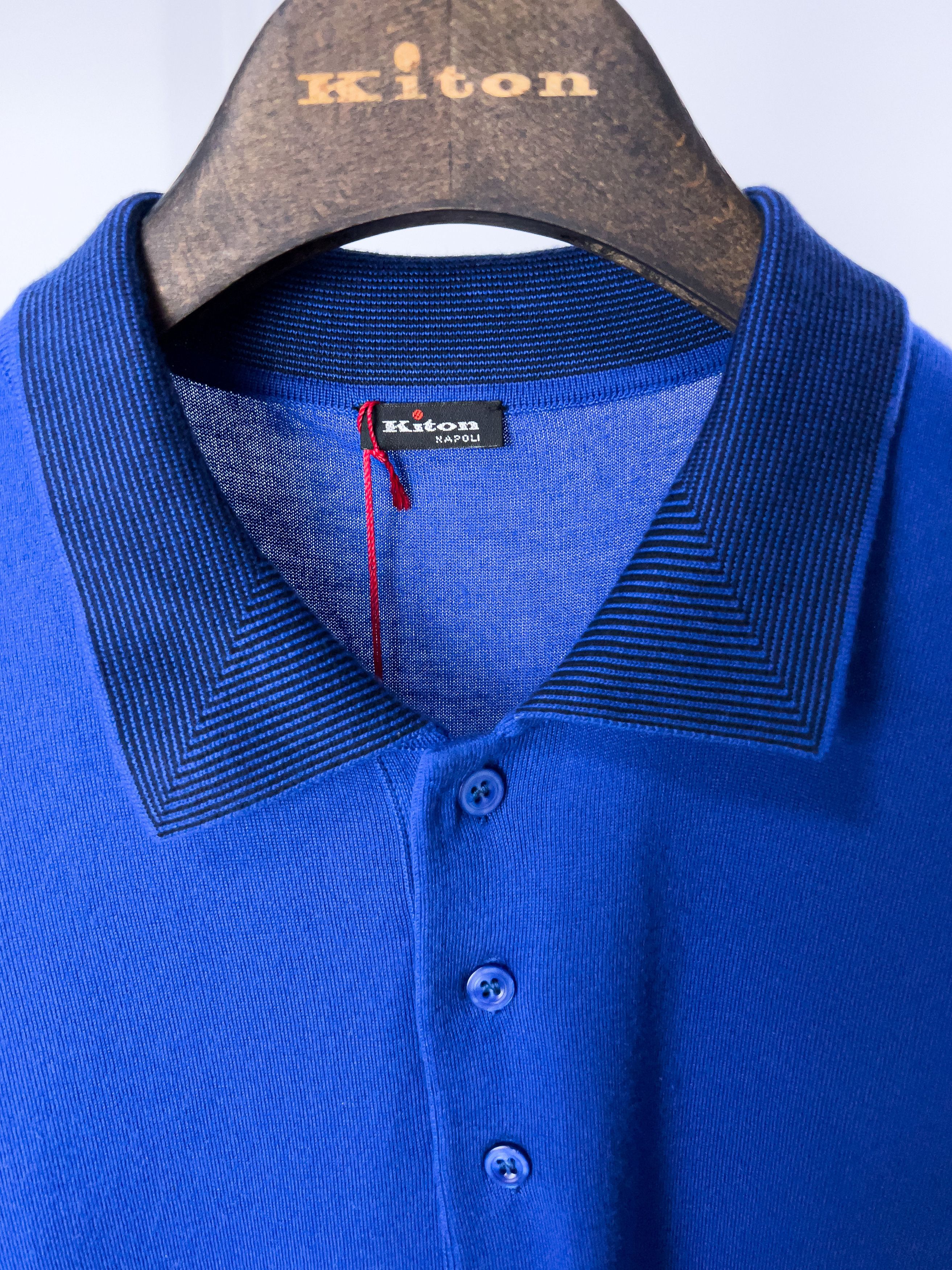 Kiton Men's polo Kiton Size US XXL / EU 58 / 5 - 3 Thumbnail