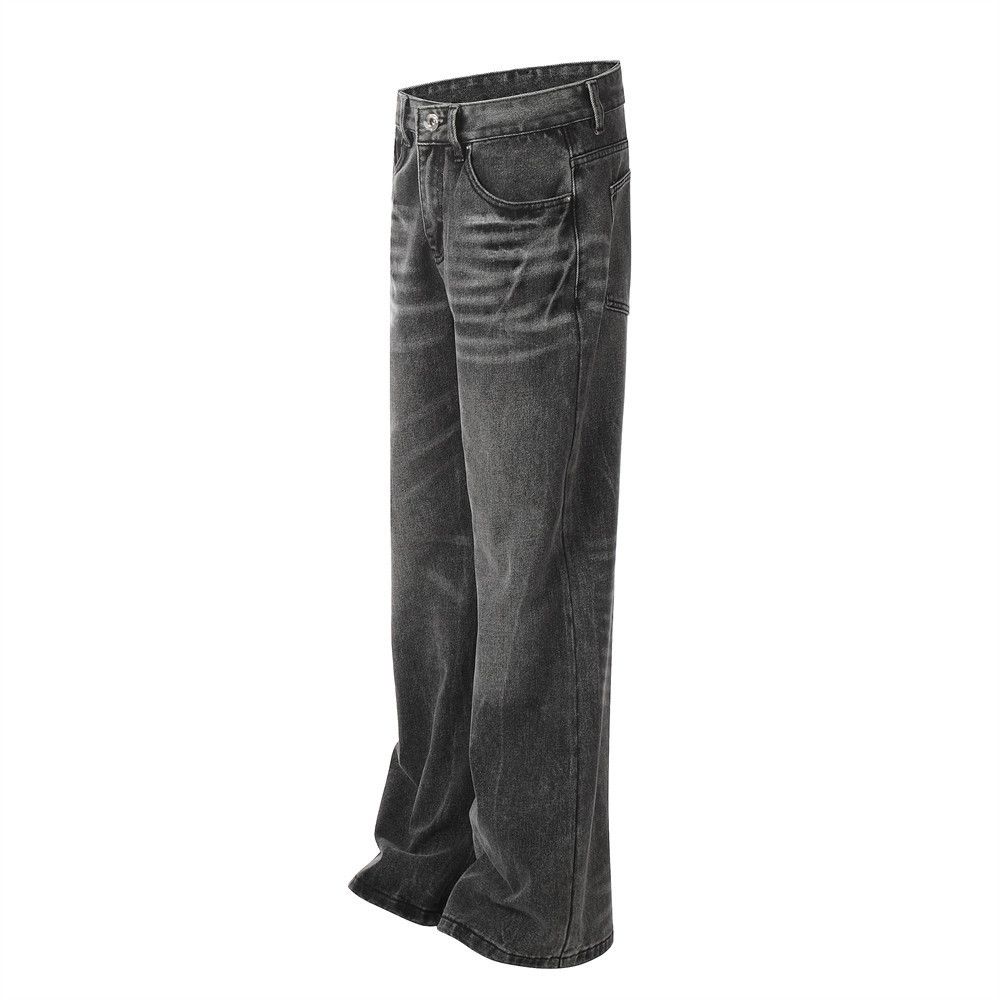Japanese Brand × Jean Punk washed distressed loose casual flared jeans y2k Size US 34 / EU 50 - 2 Thumbnail