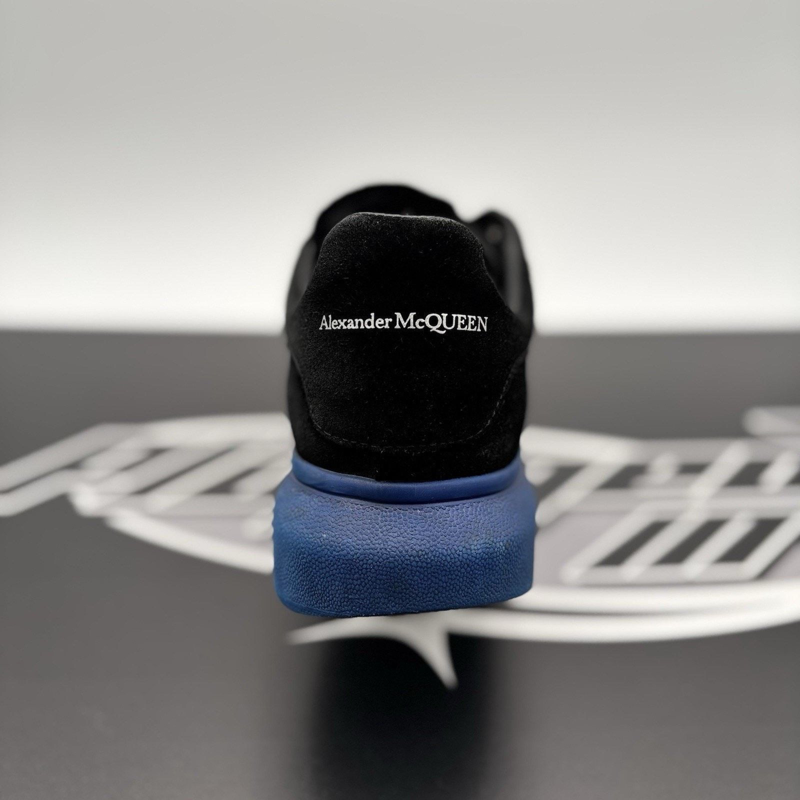 Alexander McQueen Alexander McQueen ' Black Velvet, Blue ' Size US 8.5 / EU 41-42 - 3 Thumbnail