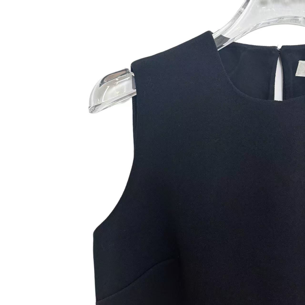 Dior Dior Black Sleeveless Crop Top K26WX Size XS / US 0-2 / IT 36-38 - 3 Thumbnail