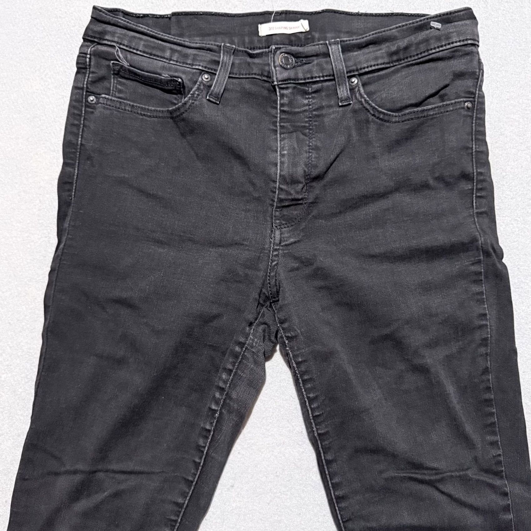 Levi's Levi’s 311 Shaping Skinny Jeans Women Black Denim Classic Zip Fly 30x30 Size 30" / US 8 / IT 44 - 3 Thumbnail