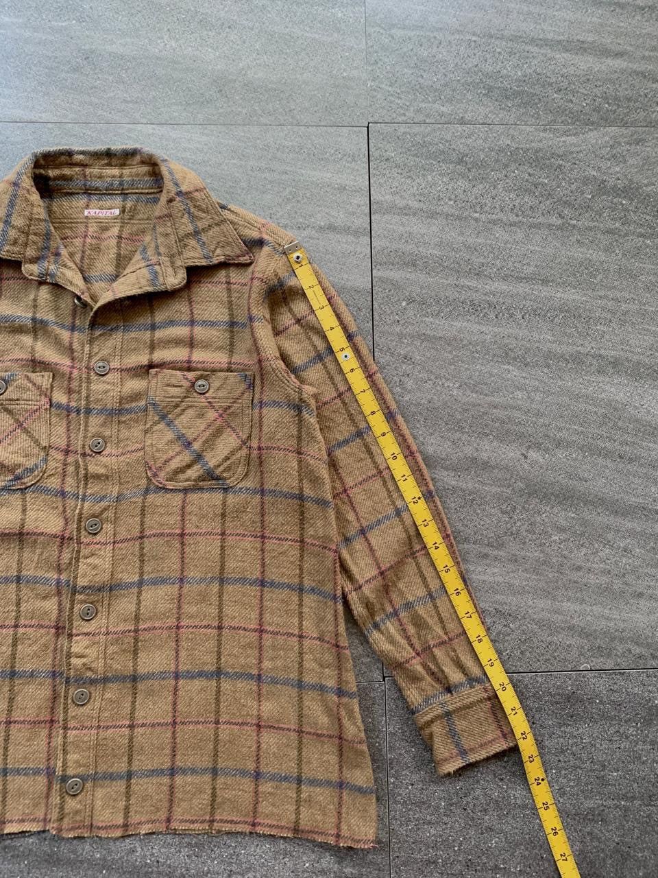 Kapital FREE TAX! Cropped Plaid Wool Ls Shirt Size US S / EU 44-46 / 1 - 10 Thumbnail