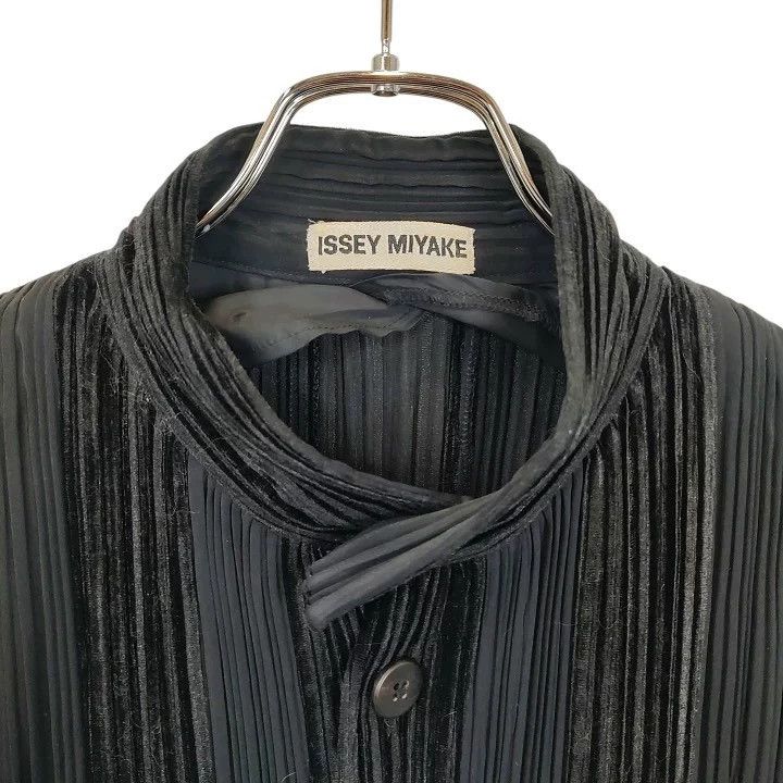 Issey Miyake issey miyake Velvet patchwork pleated coat Size US M / EU 48-50 / 2 - 3 Thumbnail