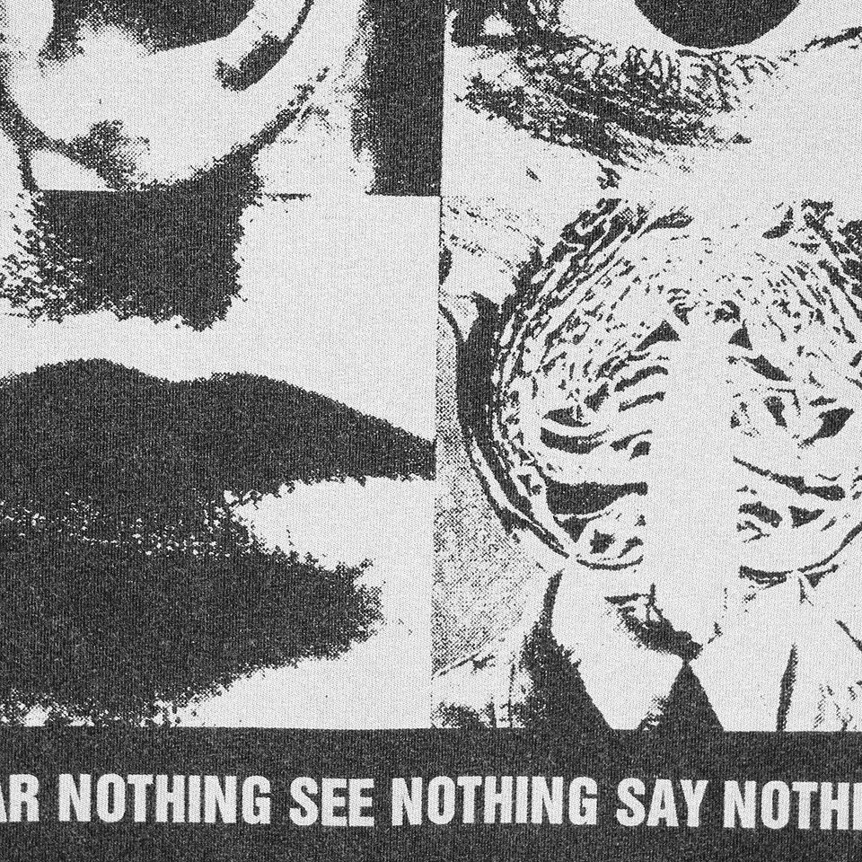 Japanese Brand × Vintage DISCHARGE HEAR NOTHING SAY NOTHING Vintage Shirt Size US XXL / EU 58 / 5 - 2 Thumbnail