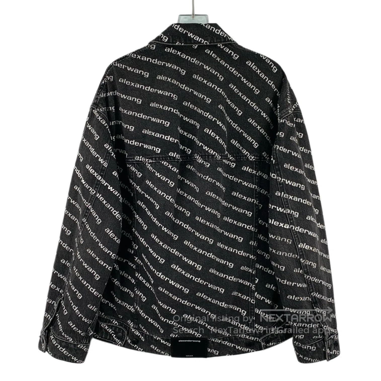 Alexander Wang Alexander Wang Black Logo Letter Bullet Train Print Cotton Size US M / EU 48-50 / 2 - 2 Thumbnail