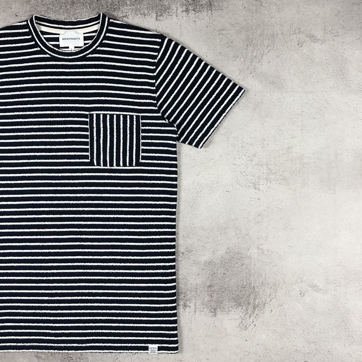 Norse Projects Norse Projects Niels Pocket Striped Tee Size US S / EU 44-46 / 1 - 6 Thumbnail