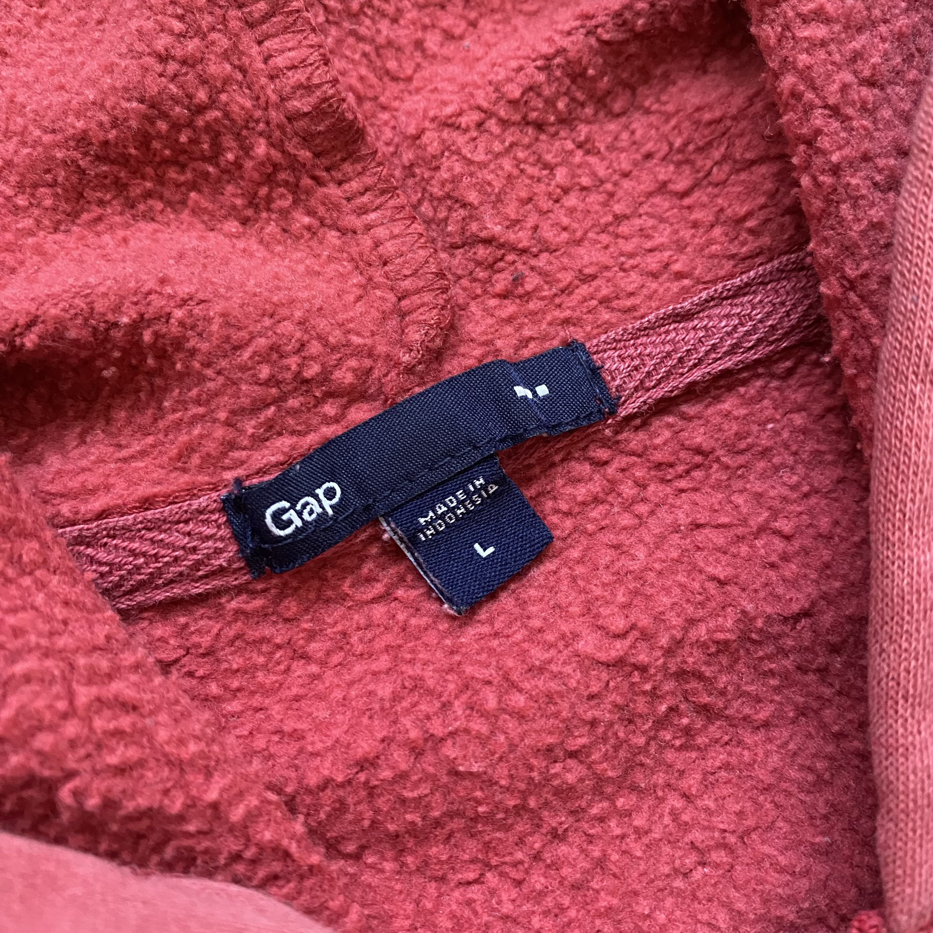 Gap Vintage Faded GAP Hoodie Zip Up Big Center Logo Yezzy Size US M / EU 48-50 / 2 - 4 Thumbnail