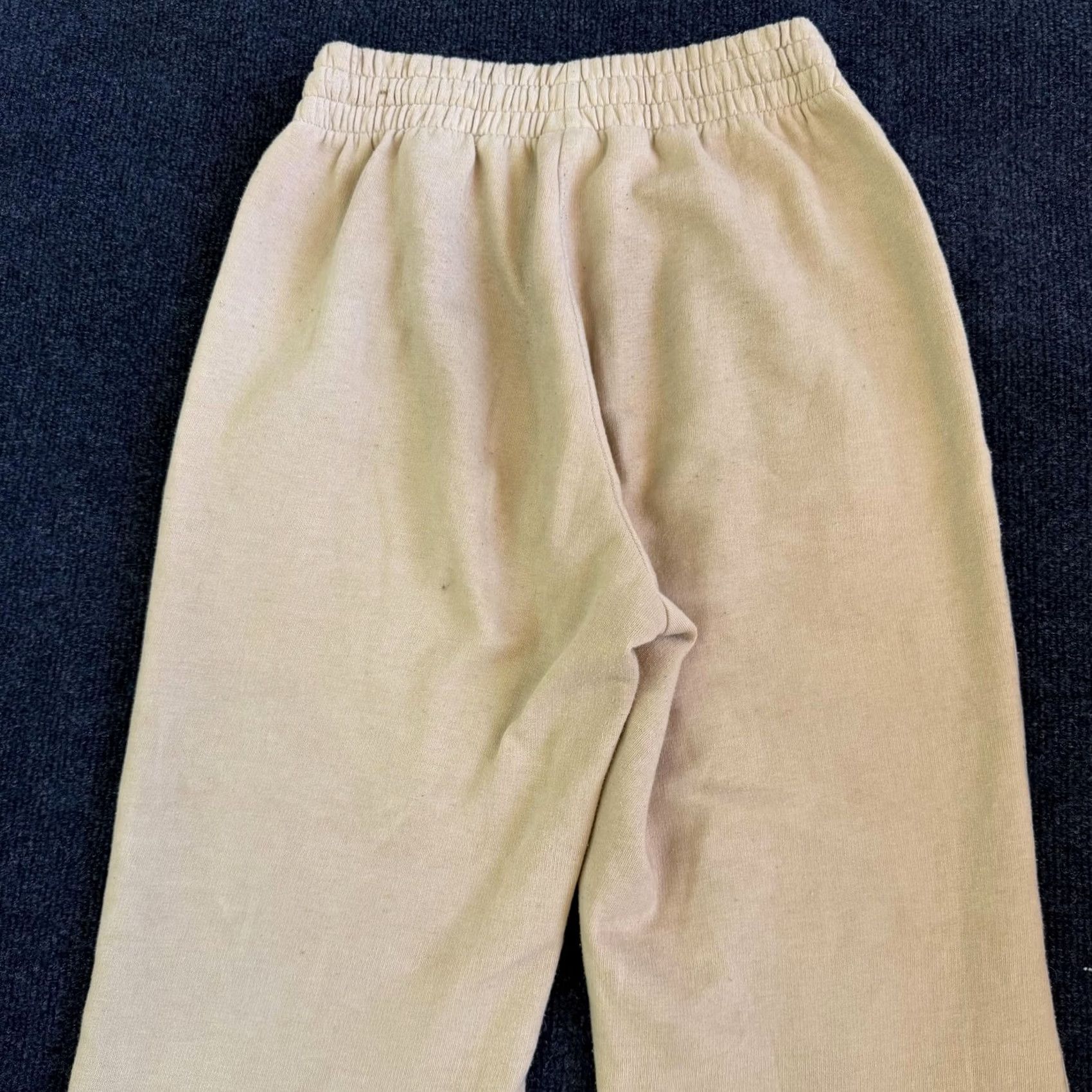 Vintage PINK Victoria's Secret Sweatpants Womens XS Beige Fleece Lounge Pants Flare Leg Casual Size 26" / US 2 / IT 38 - 7 Thumbnail