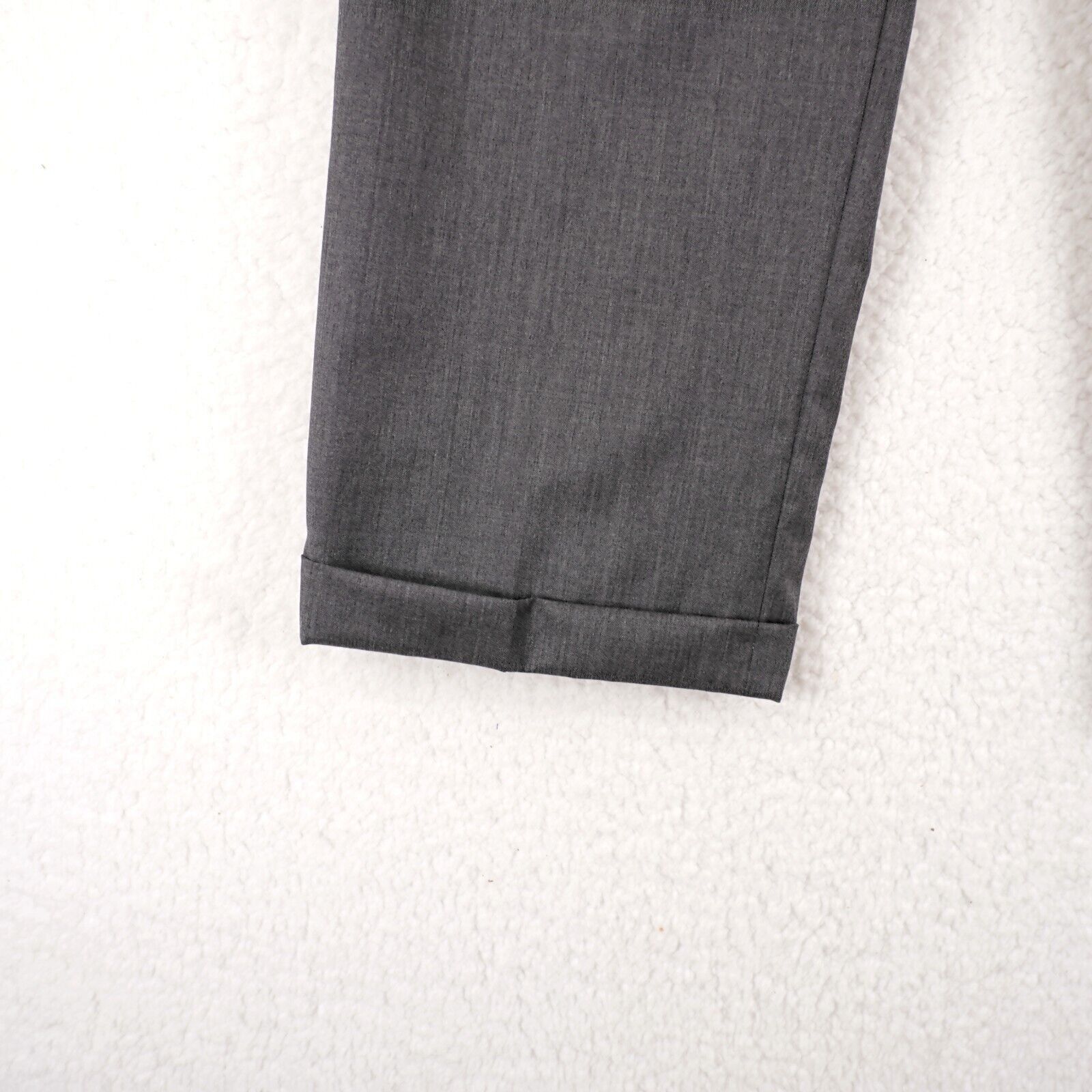 Jos. A. Bank Jos A Bank Signature Gold Traditional Fit Gray Pleated Cuffe Size 40L - 2 Thumbnail