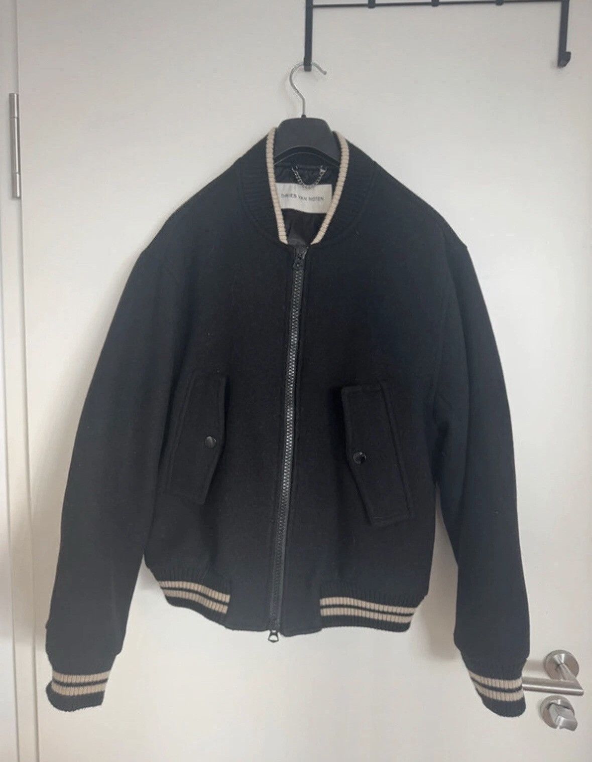 Dries Van Noten Dries van Noten Backzip Wool Bomber Size US M / EU 48-50 / 2 - 1 Thumbnail