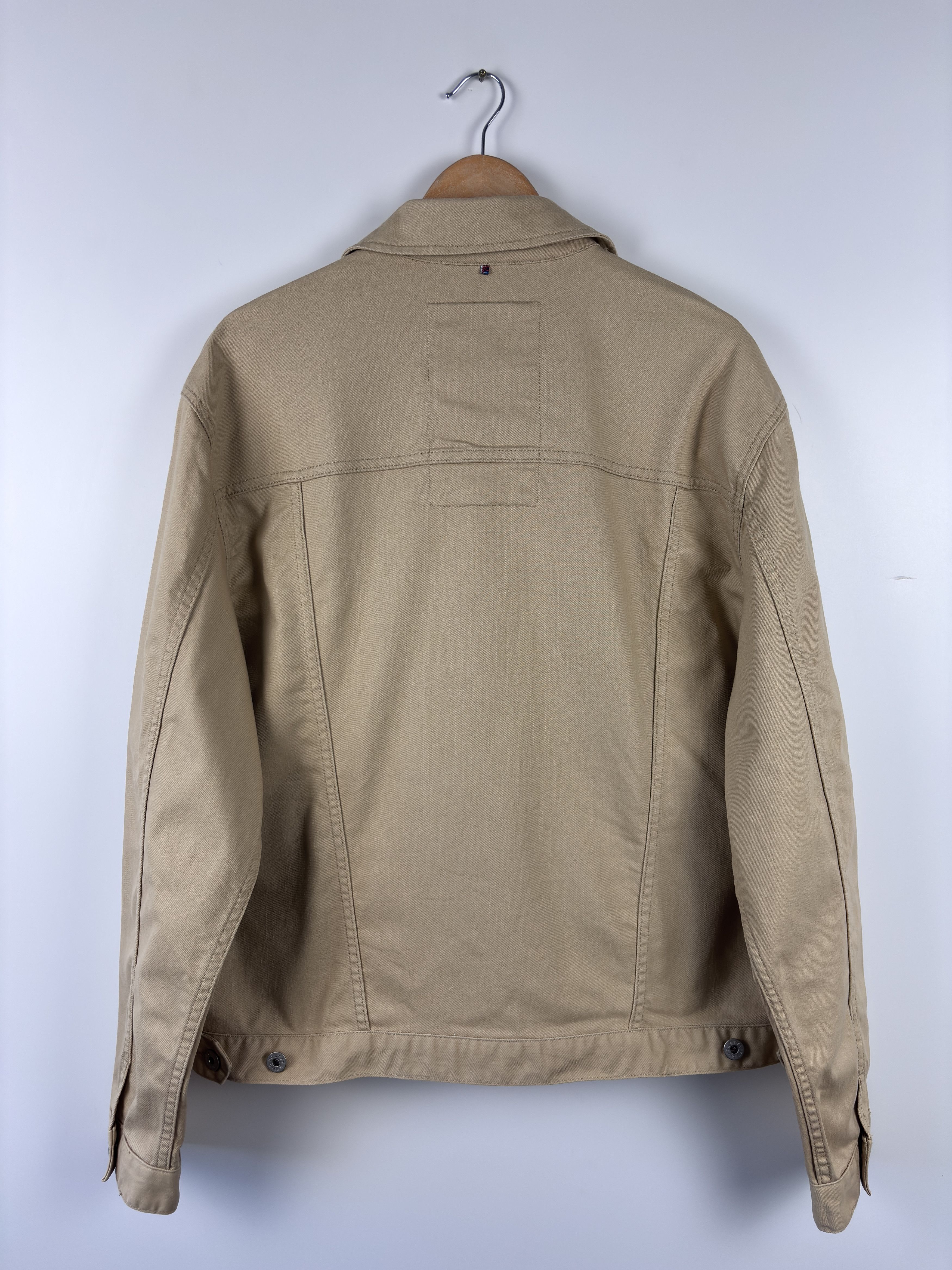Pretty Green Mens Pretty Green Denim Trucker Jacket Beige Size XXL Size US XXL / EU 58 / 5 - 3 Thumbnail