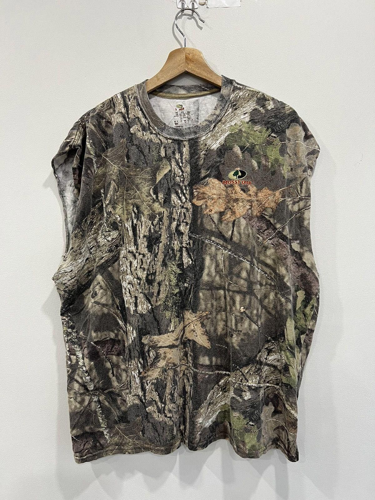 Vintage Vintage Camo Real Tree Sleeveless Shirt Mossy Oak xxl Size US XXL / EU 58 / 5 - 1 Thumbnail
