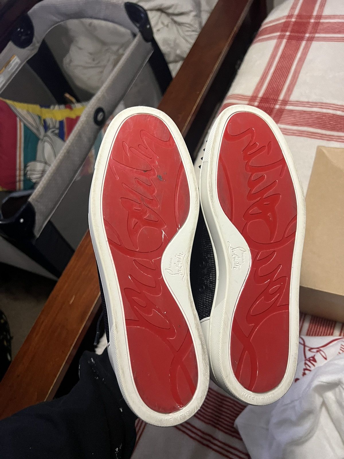 Christian Louboutin Red bottoms Size US 11 / EU 44 - 4 Thumbnail
