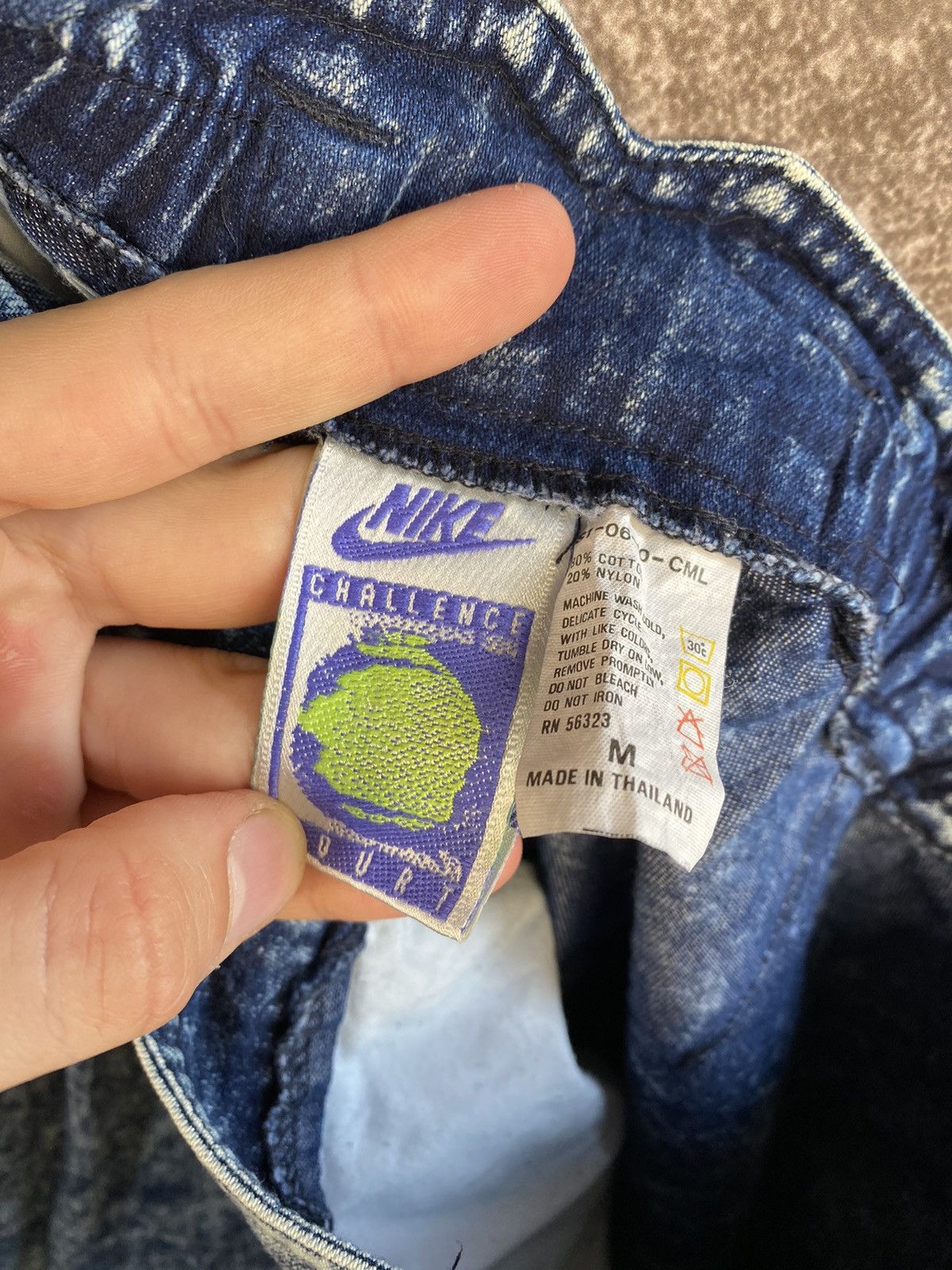 Nike × Nike ACG × Vintage Vintage Nike Challenge Court denim tennis shorts skirt Size US 30 / EU 46 - 5 Thumbnail