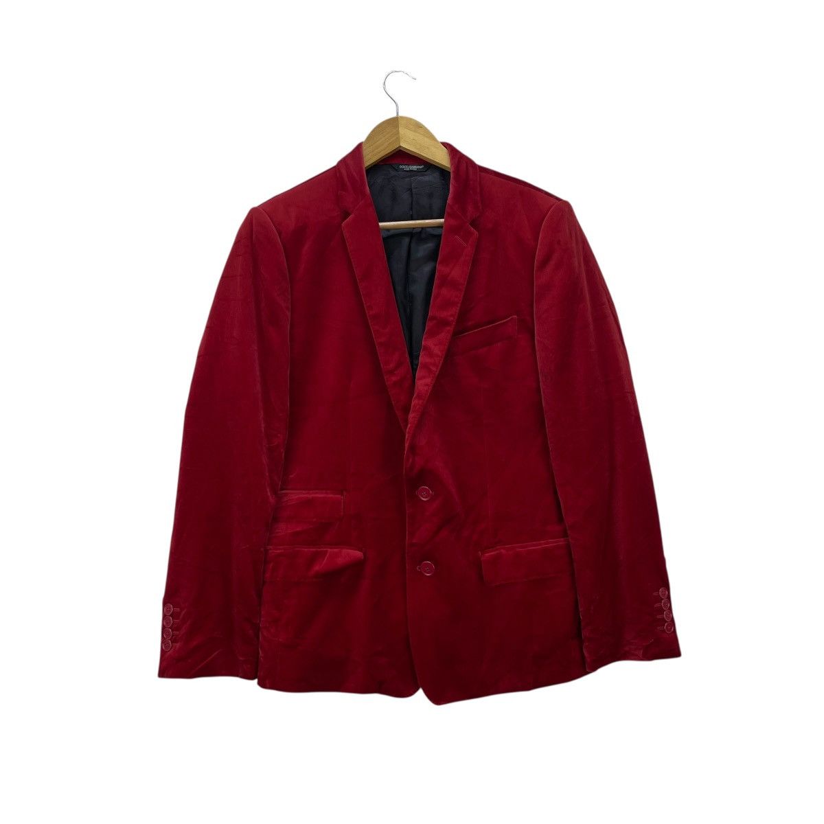 Dolce & Gabbana 🔥 Dolce & Gabbana Martini Velvet Jacket Size US M / EU 48-50 / 2 - 2 Thumbnail