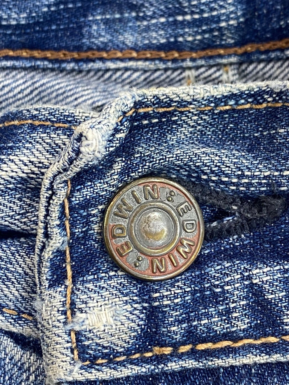 Edwin Edwin Brand Faded Blue Wash Style Loose Jeans Size US 32 / EU 48 - 13 Thumbnail