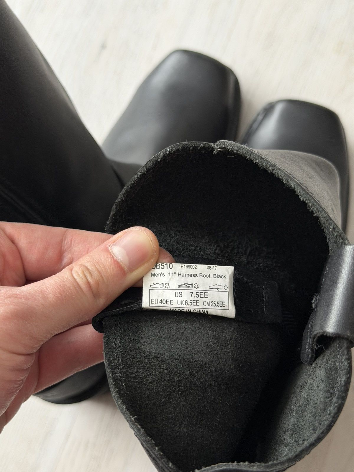 If Six Was Nine Vintage Italian AS 98 Rick Owens Style Leather Biker Boots Size US 8 / EU 41 - 16 Thumbnail