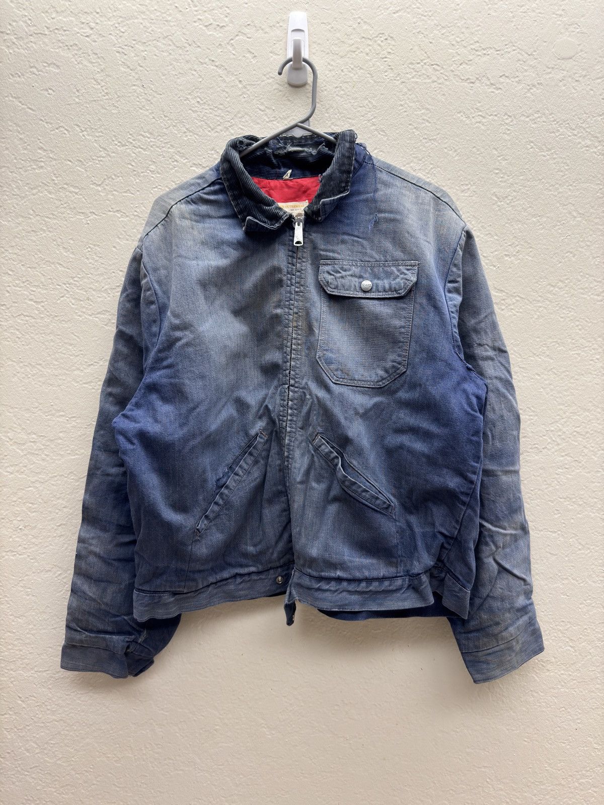 Vintage Vintage 1960’s Sears Faded Work Jacket Size US XL / EU 56 / 4 - 1 Thumbnail