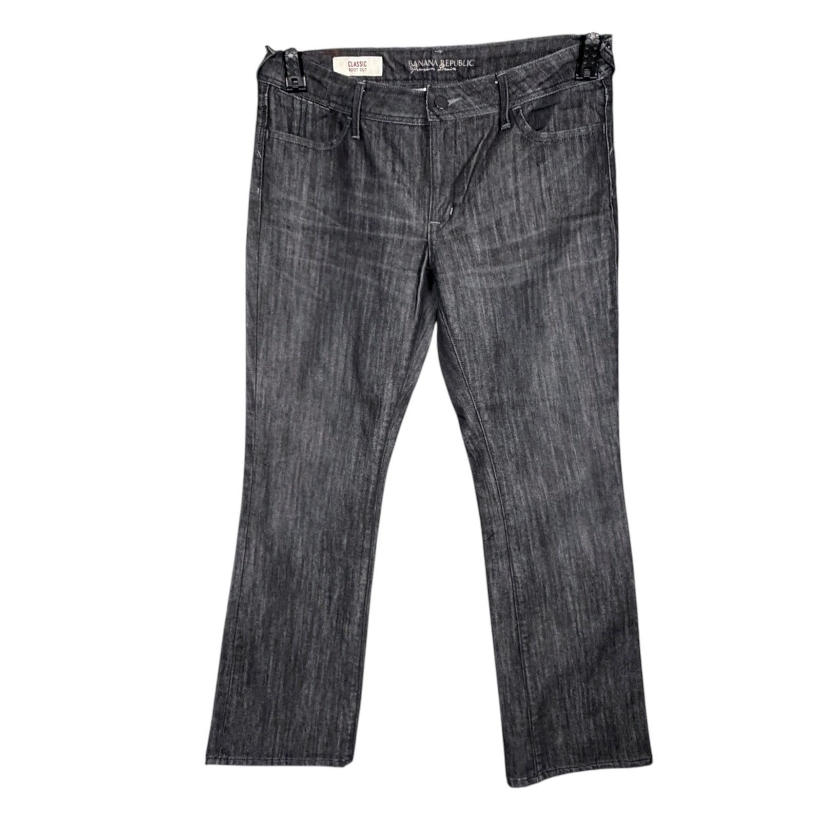 Banana Republic Vtg Y2K Banana Republic Dark Wash Bootcut Jeans Women's 8P Size 30" / US 8 / IT 44 - 9 Thumbnail